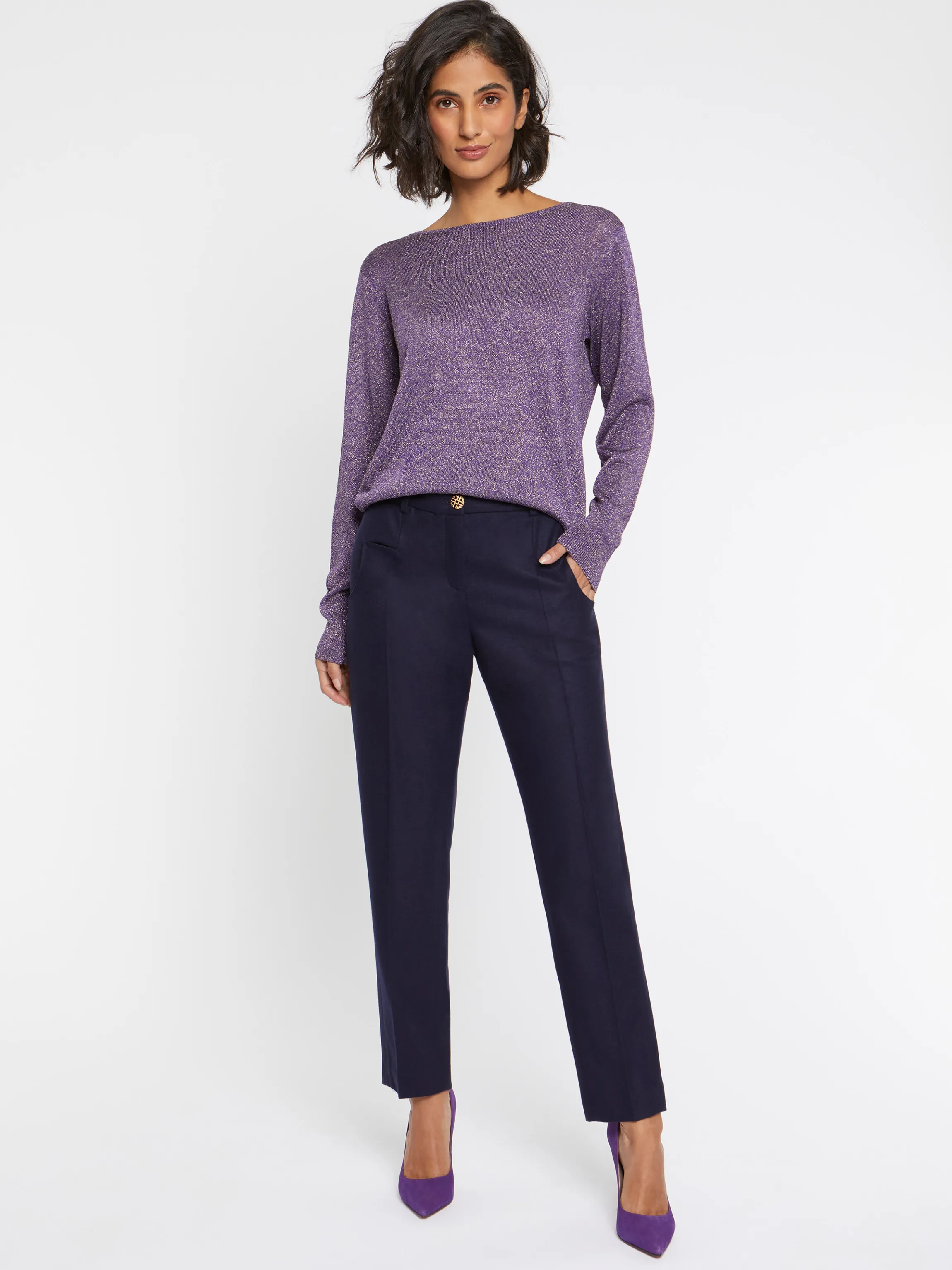 Flash Sale Pull En Maille Lurex Femme Pulls Et Cardigans