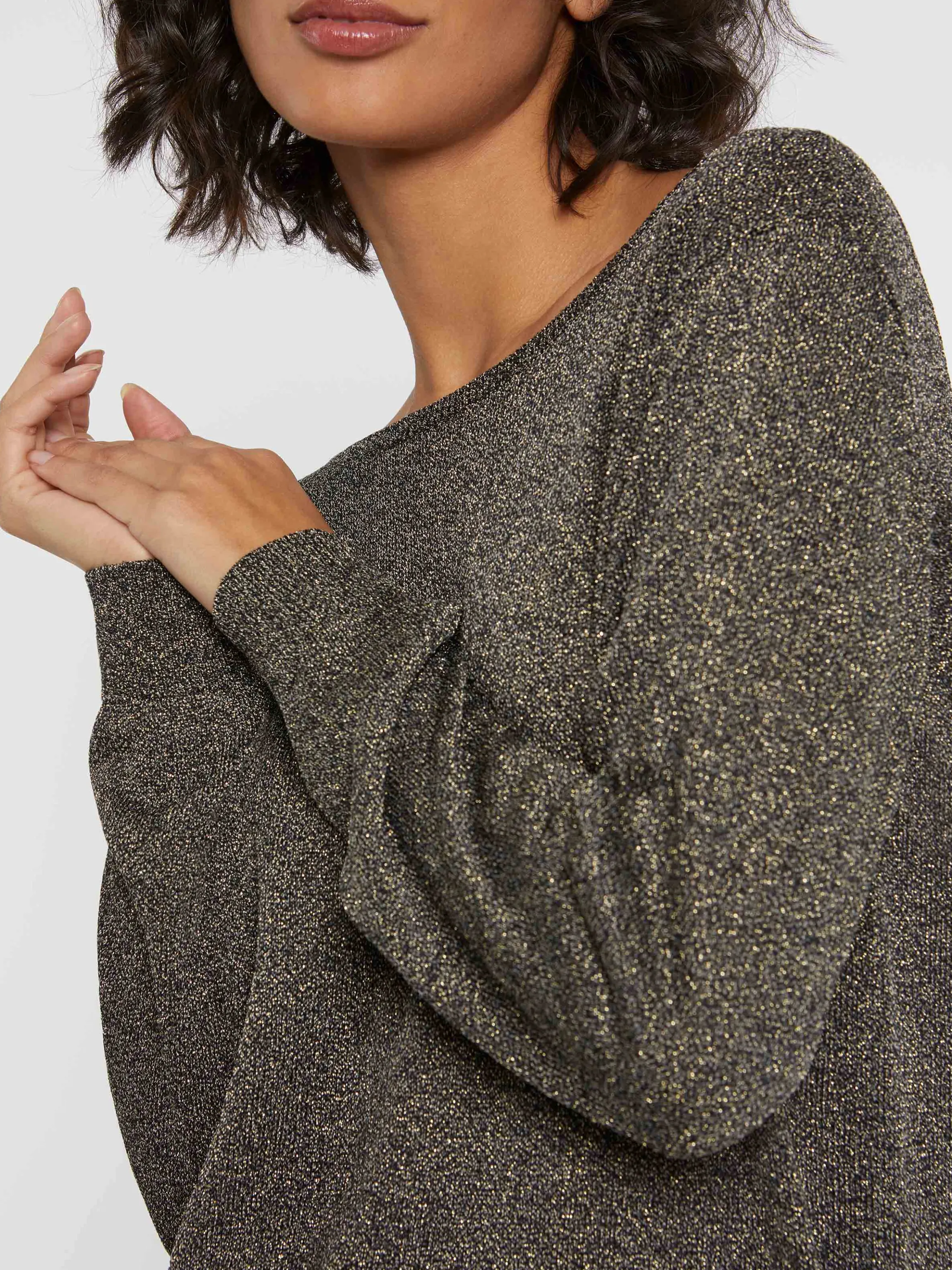 Best Sale Pull En Maille Lurex Femme Pulls Et Cardigans