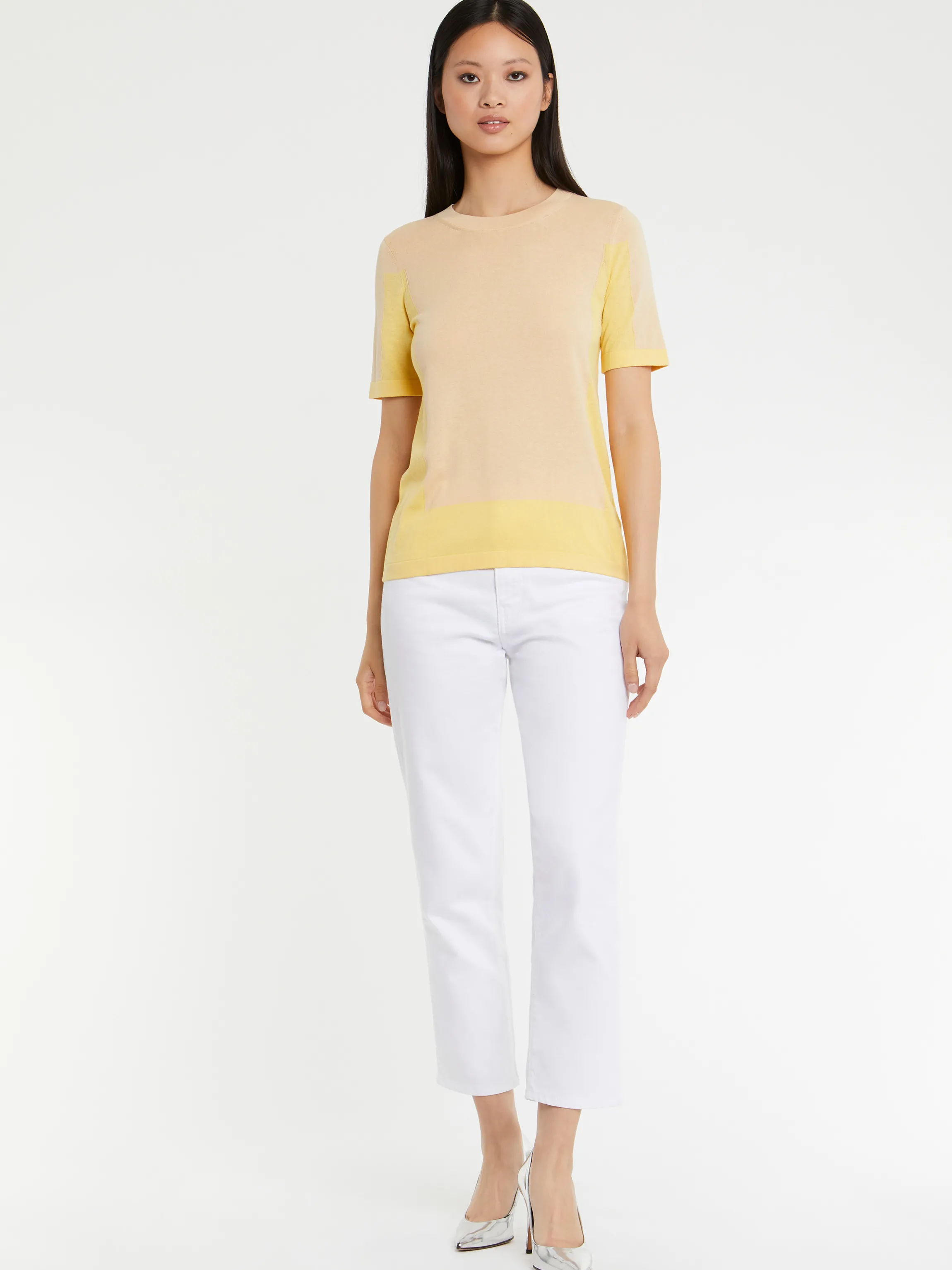 Outlet Pull En Soie Et Coton Femme Pulls Et Cardigans