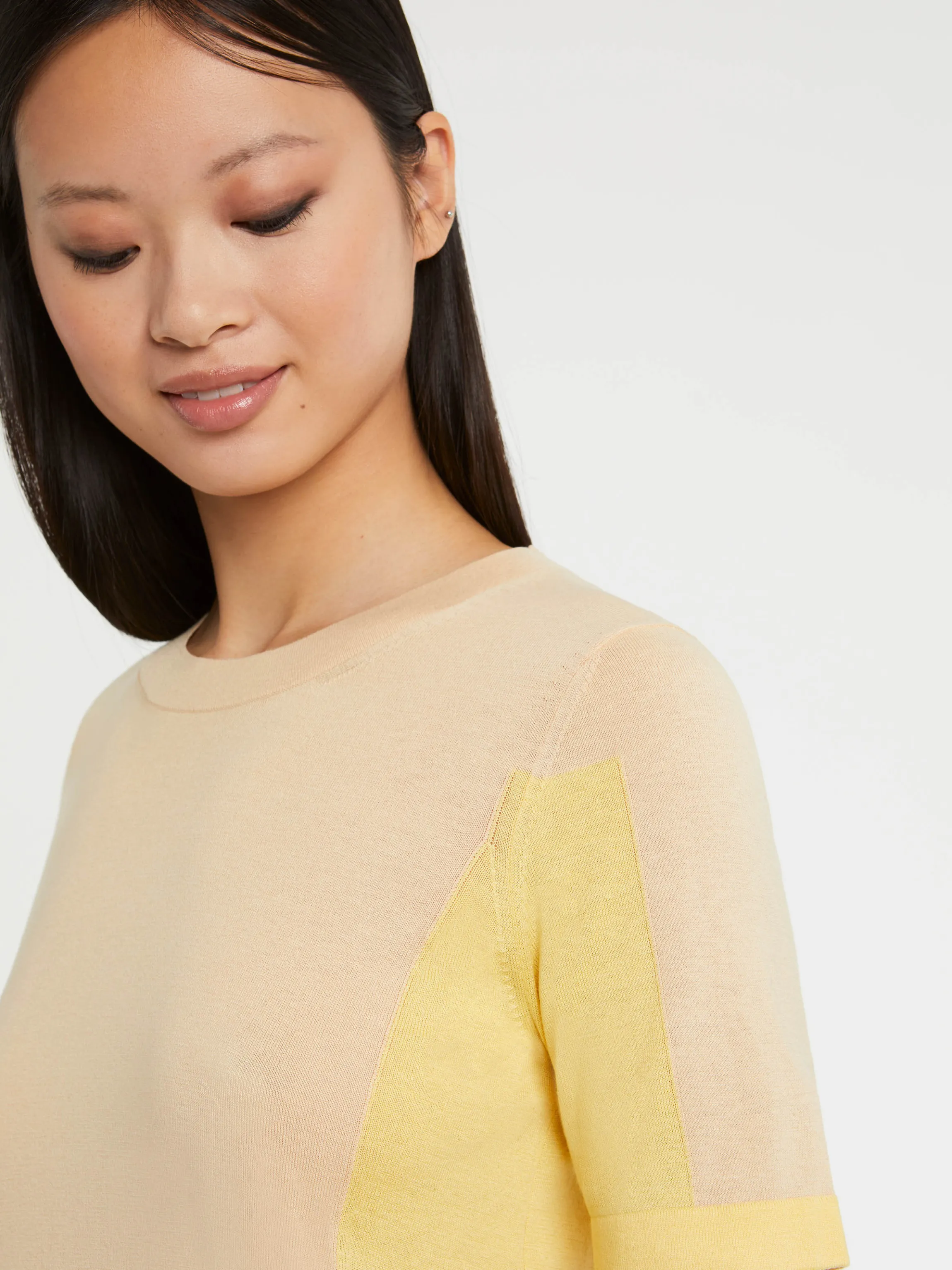 Outlet Pull En Soie Et Coton Femme Pulls Et Cardigans