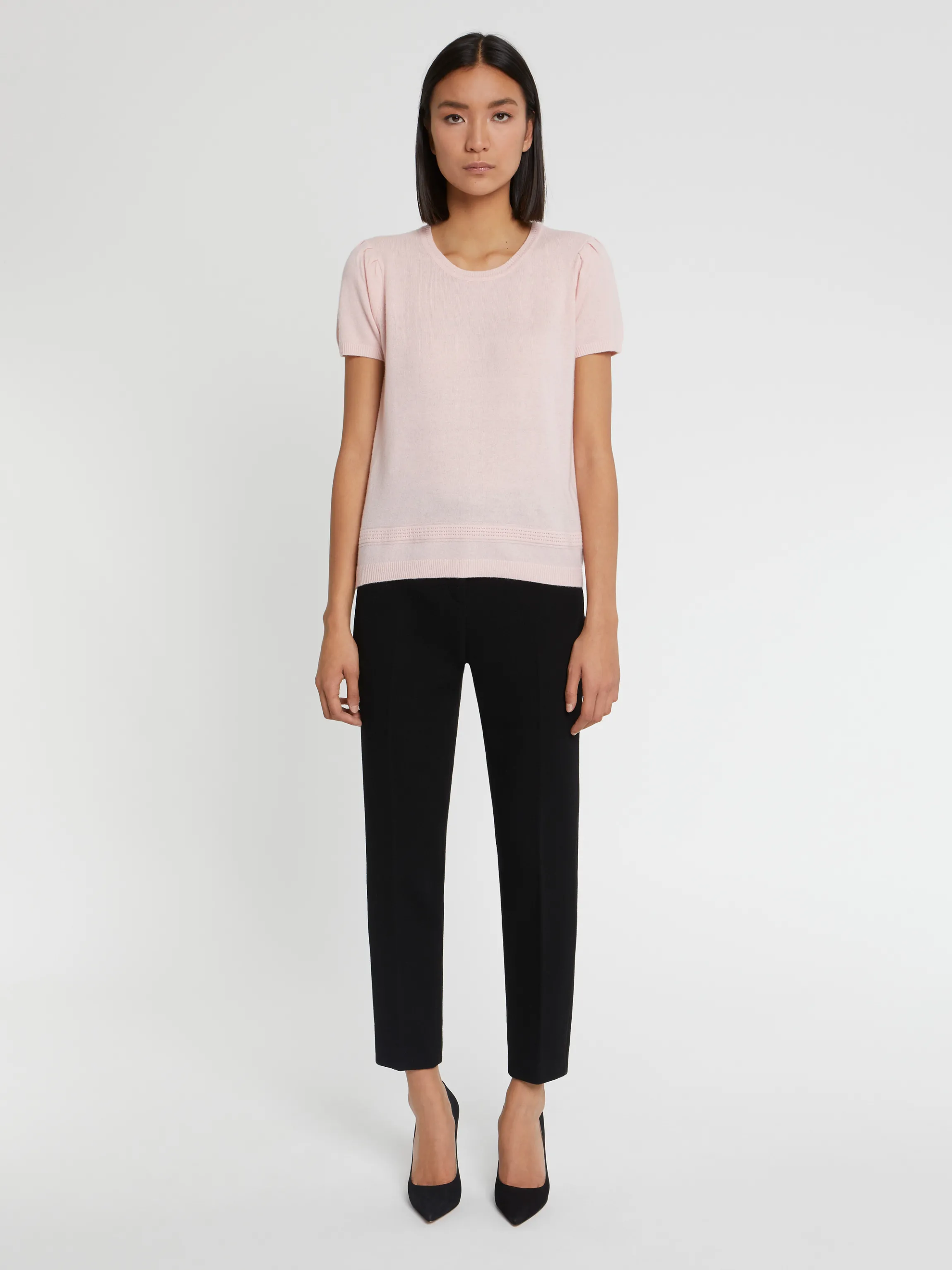 Sale Pull Manches Courtes En Cachemire Femme Pulls Et Cardigans