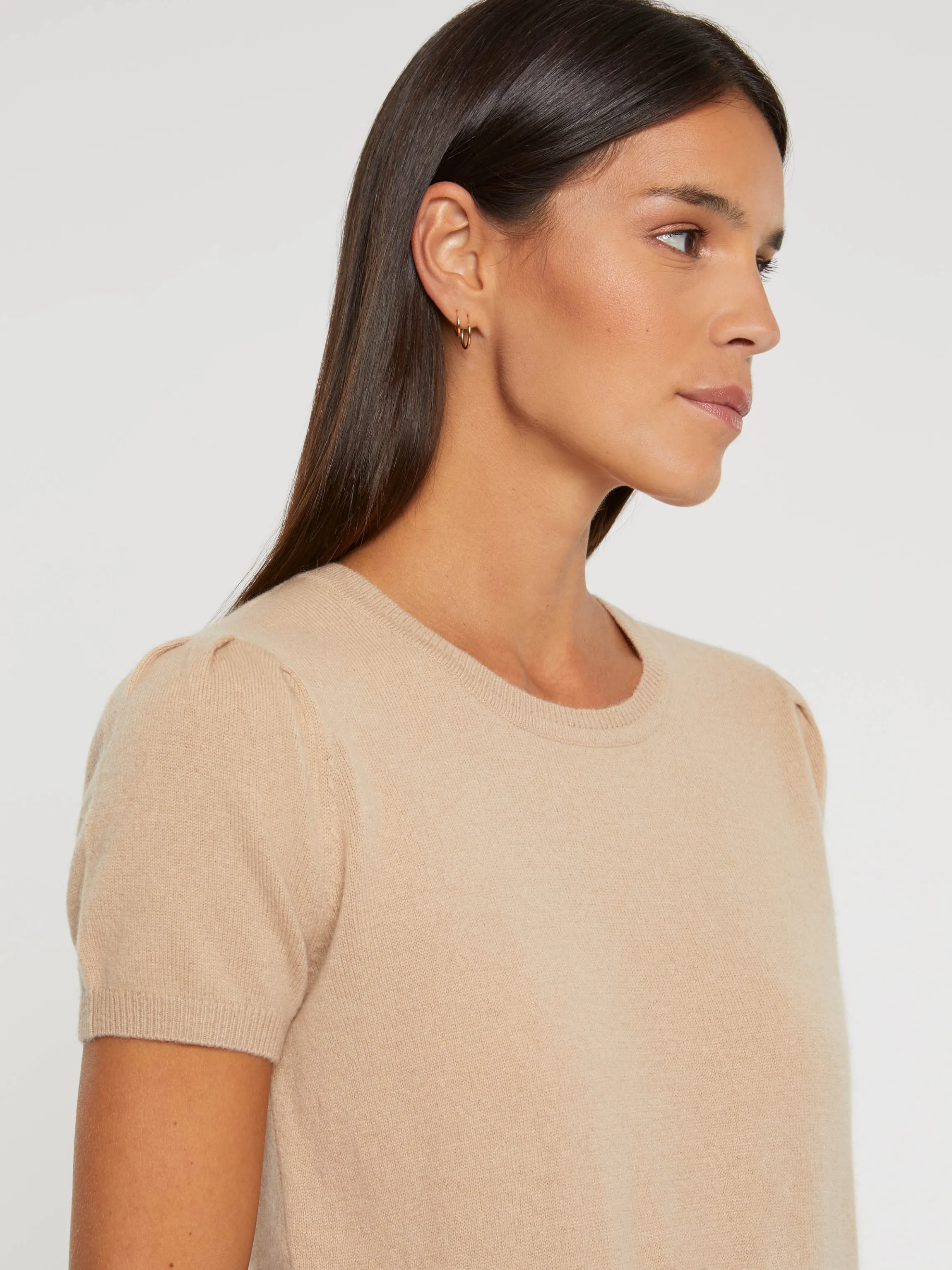 Best Sale Pull Manches Courtes En Cachemire Femme Pulls Et Cardigans