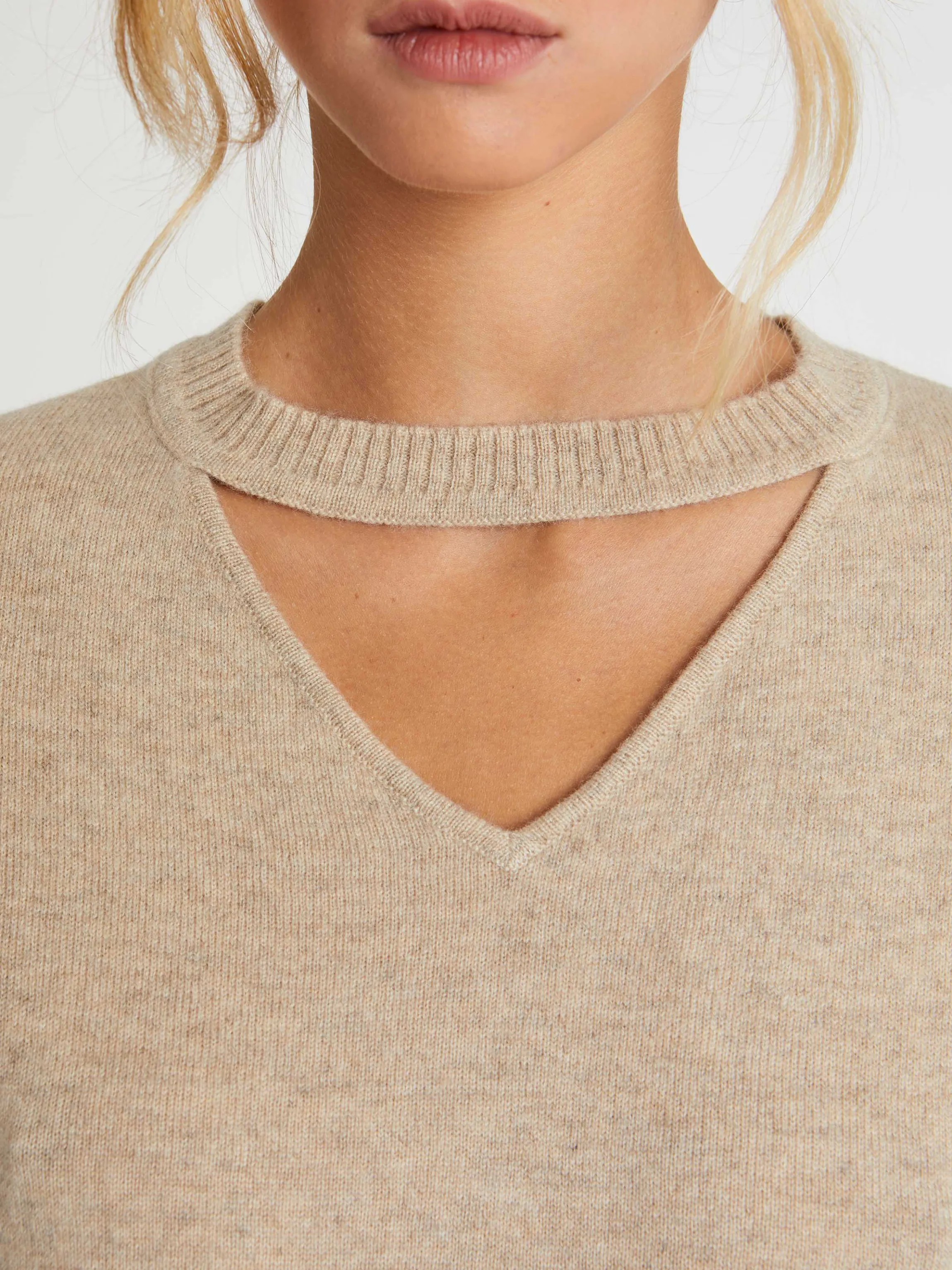 Clearance Pull Manches Courtes En Cachemire Femme Pulls Et Cardigans