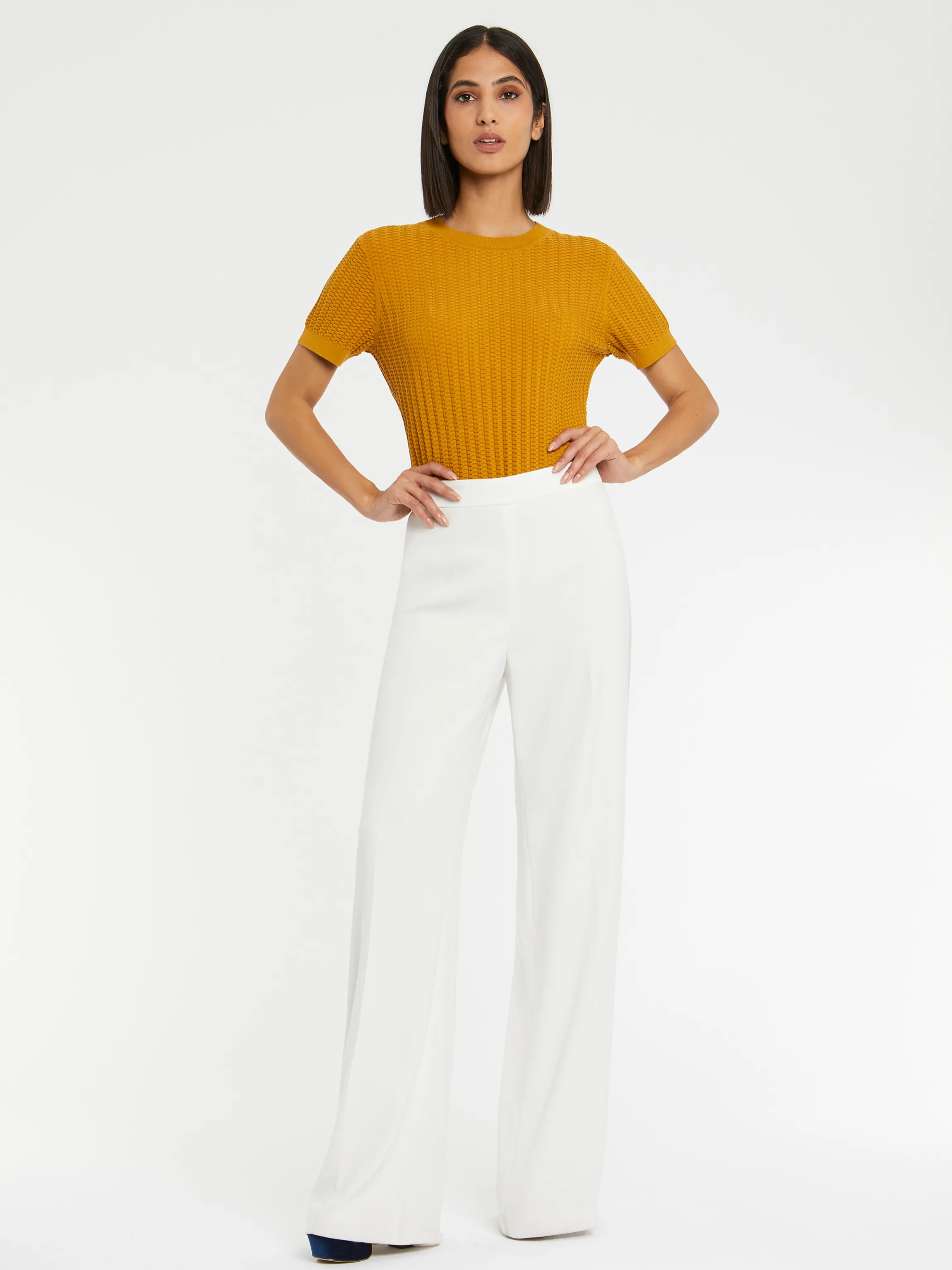 Online Pull Manches Courtes En Point Fantaisie Femme Pulls Et Cardigans