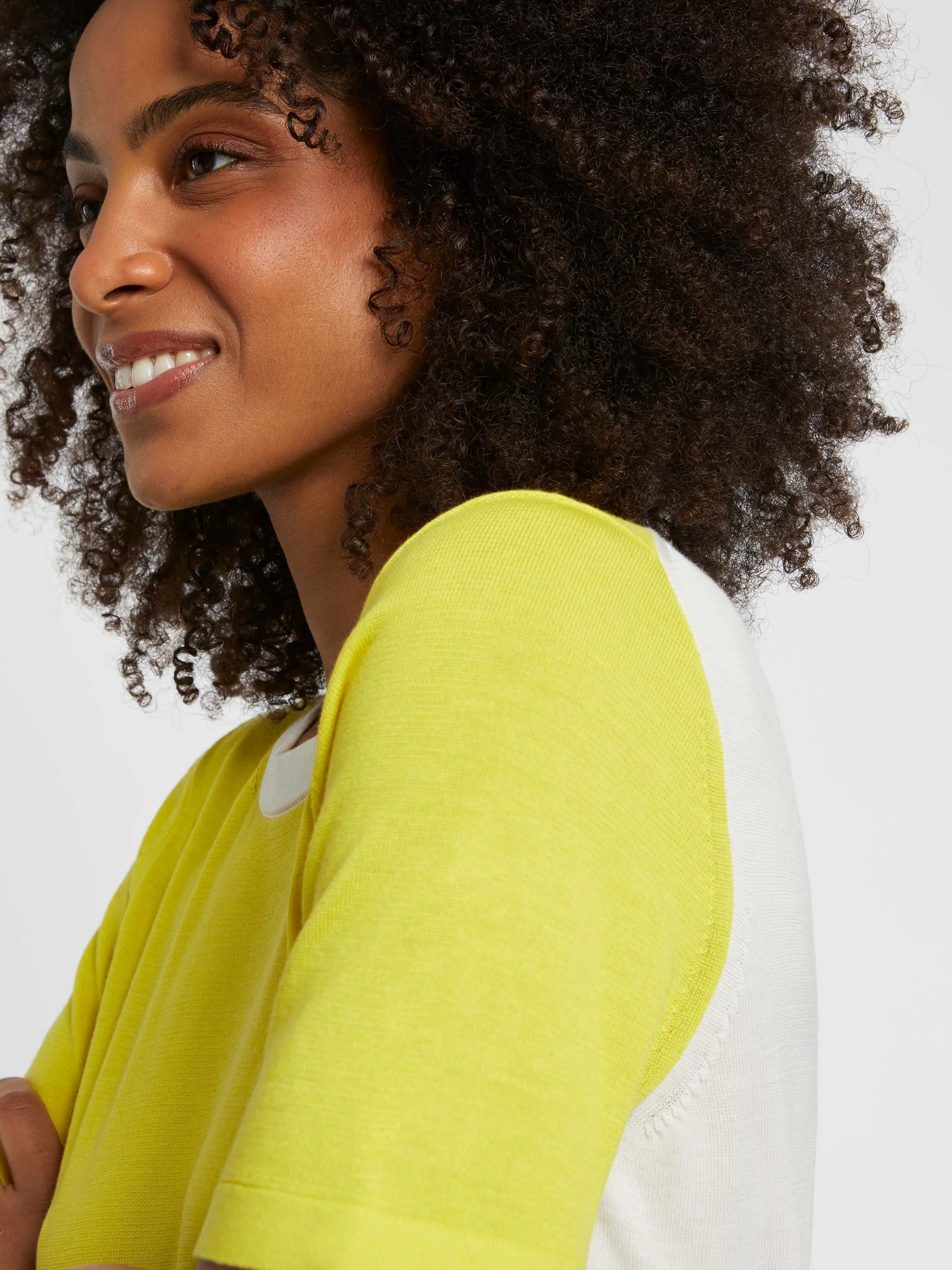 Shop Pull Manches Courtes En Soie Et Coton Femme Pulls Et Cardigans