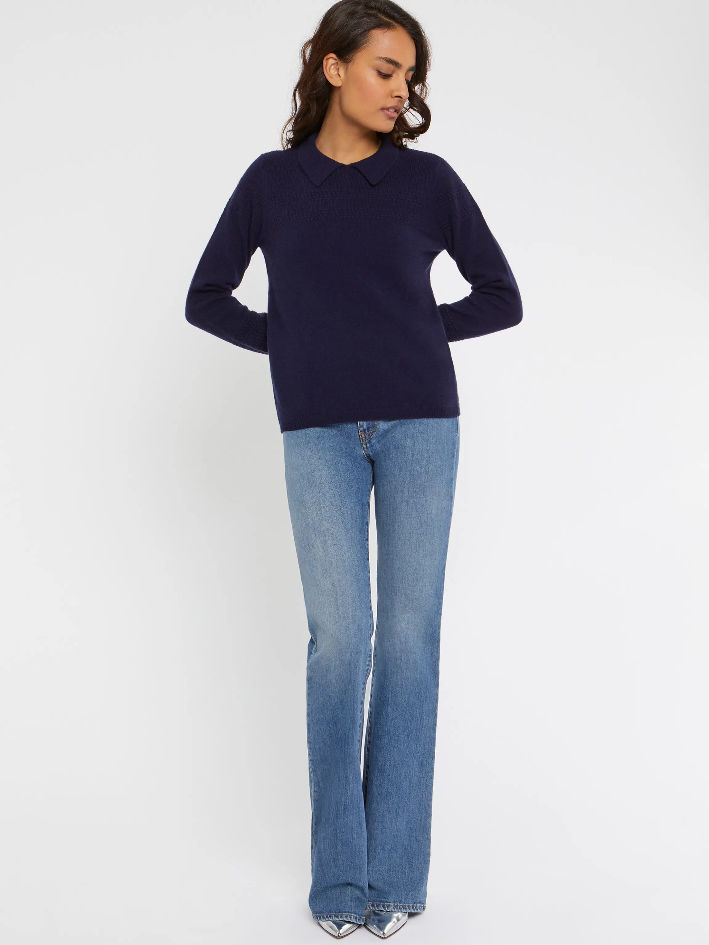 Cheap Pull Polo En Cachemire Femme Pulls Et Cardigans