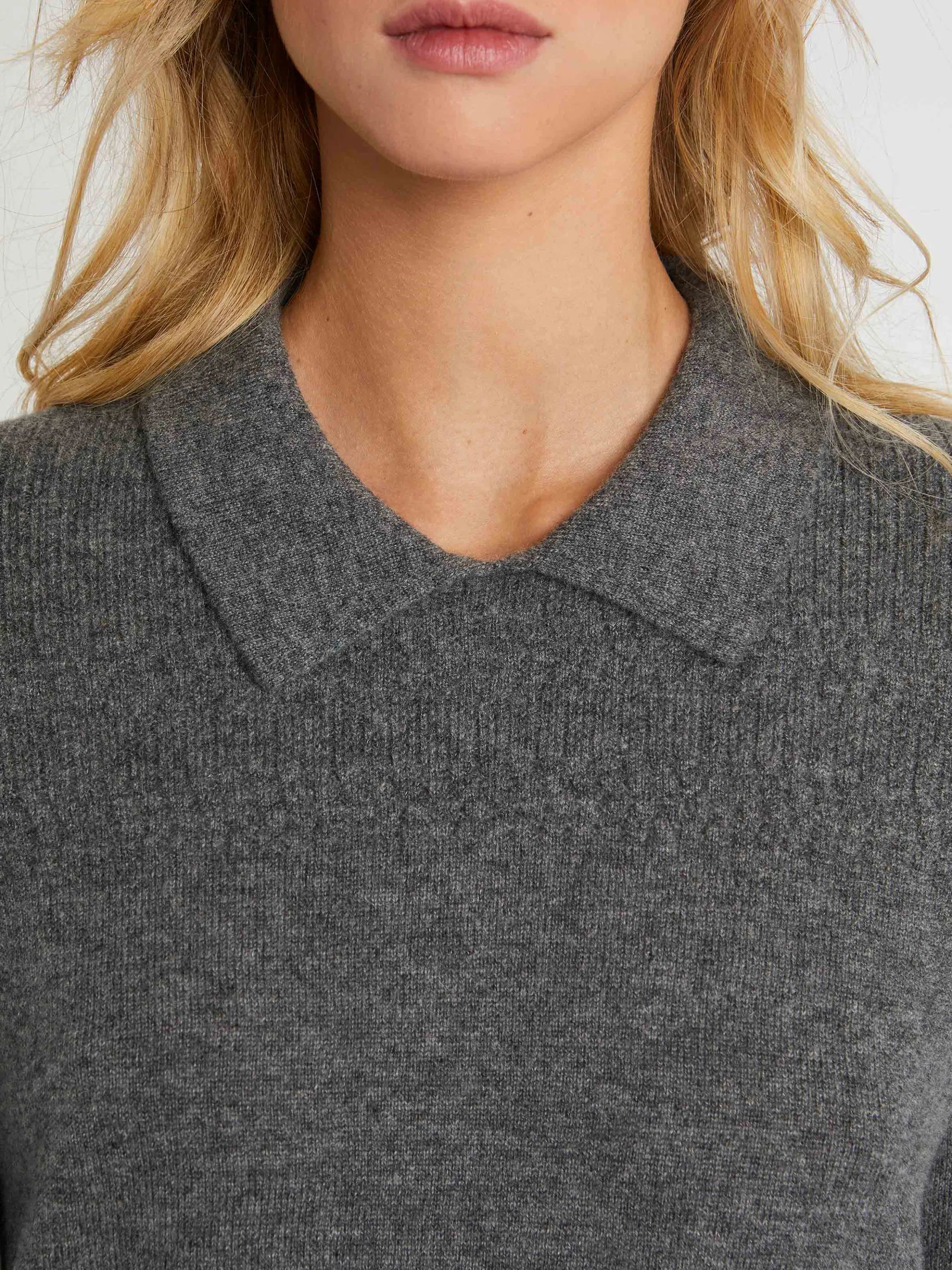 Best Sale Pull Polo En Cachemire Femme Pulls Et Cardigans