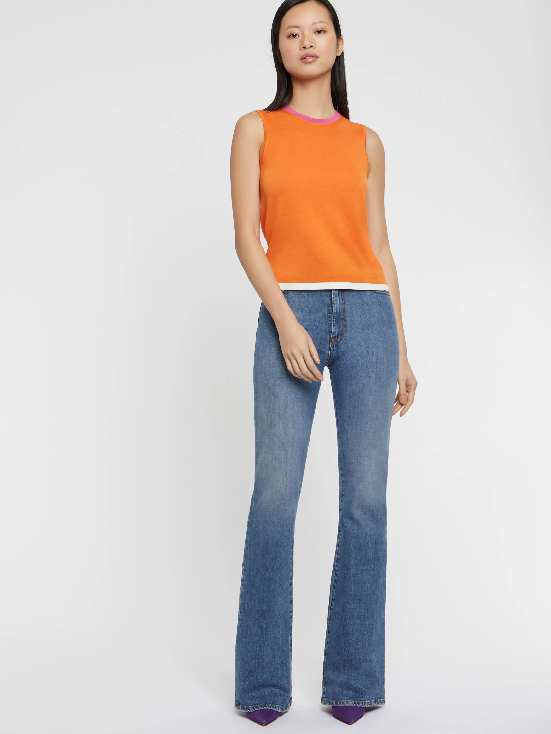 Fashion Pull Sans Manche En Soie Femme Pulls Et Cardigans