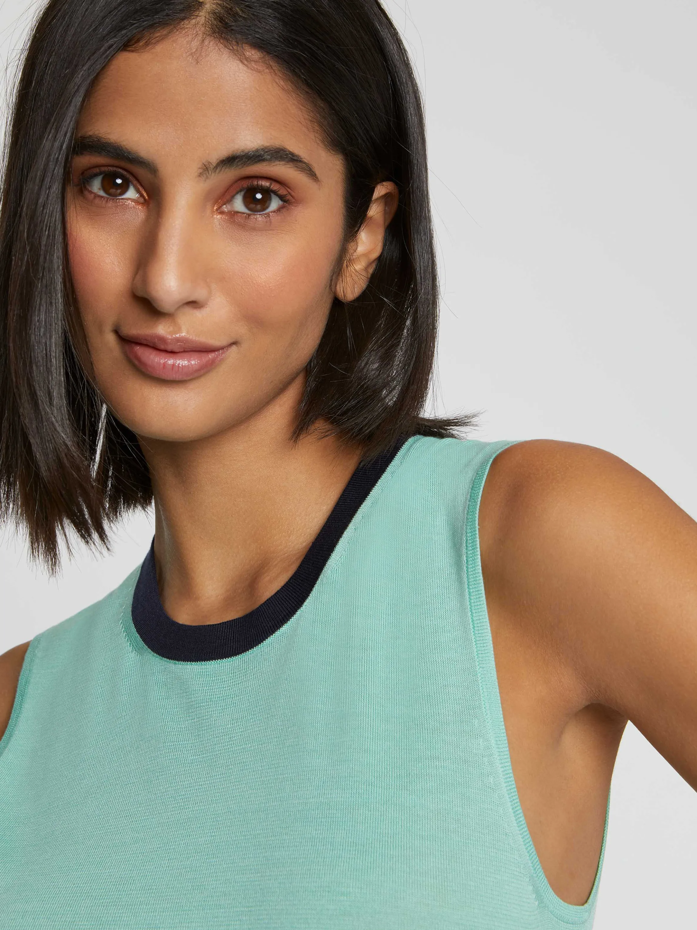 Cheap Pull Sans Manche En Soie Femme Pulls Et Cardigans