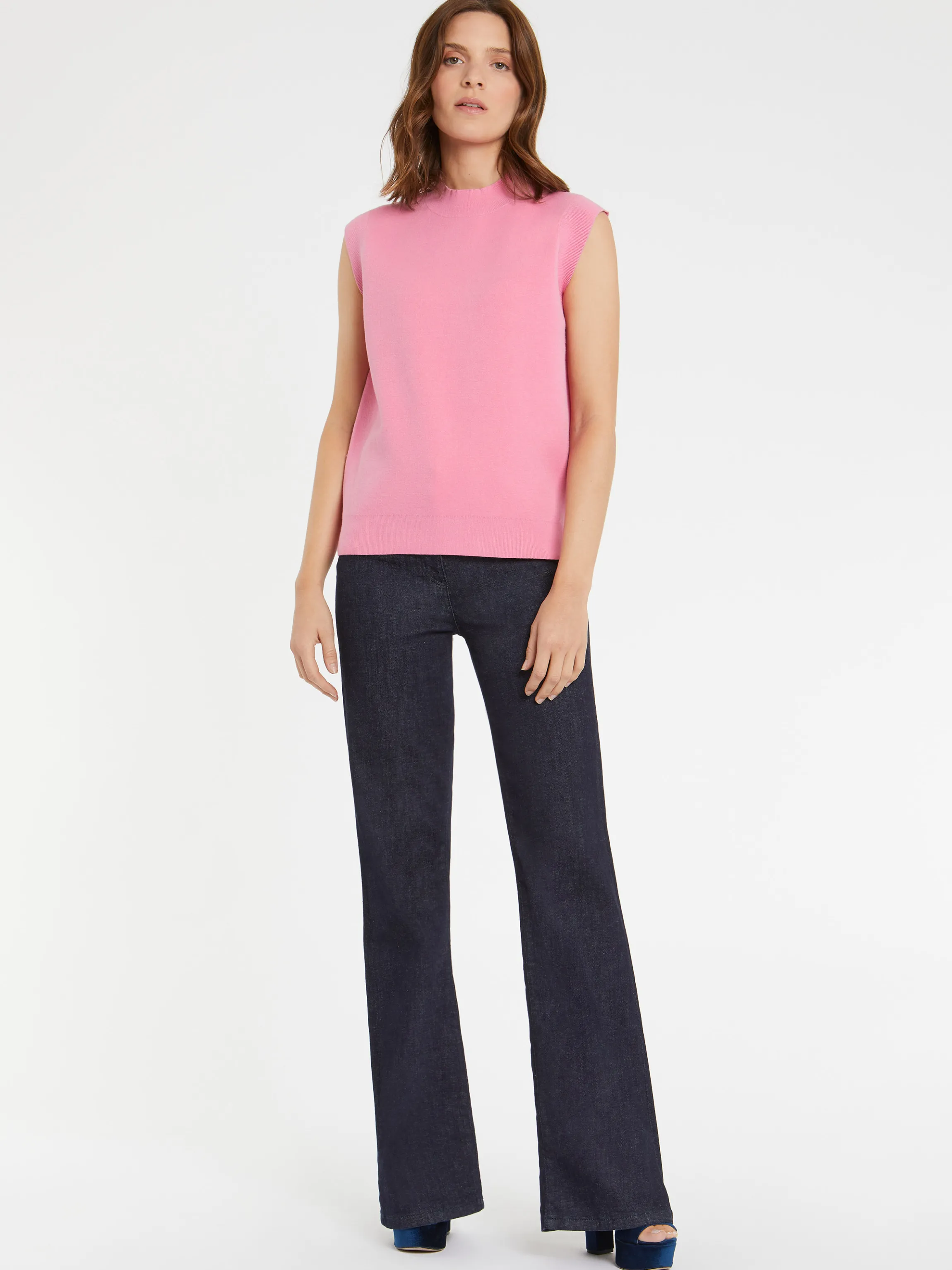 Cheap Pull Sans Manches En Viscose Femme Pulls Et Cardigans