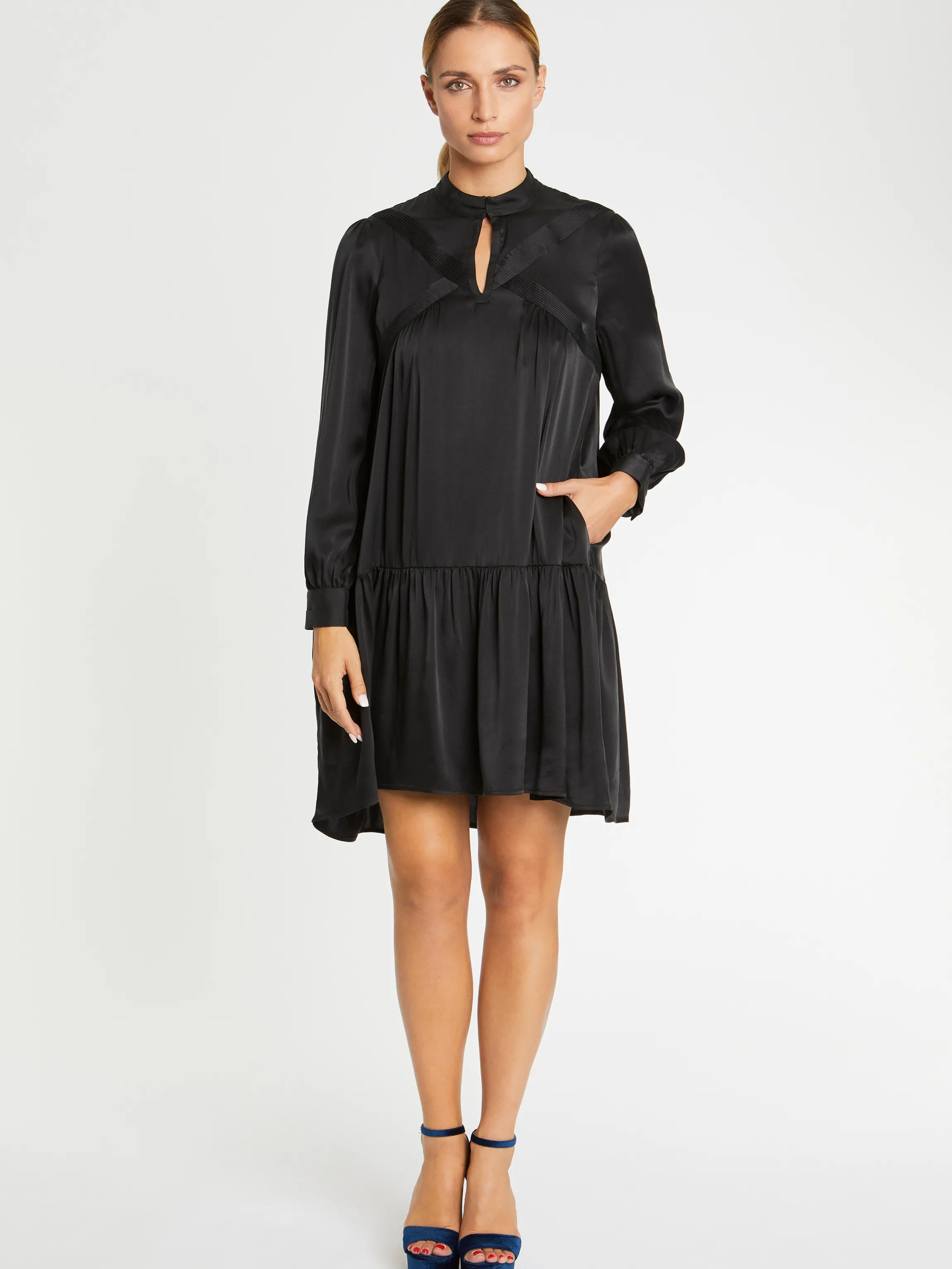 Clearance Robe Babydoll En Soie Femme Tops