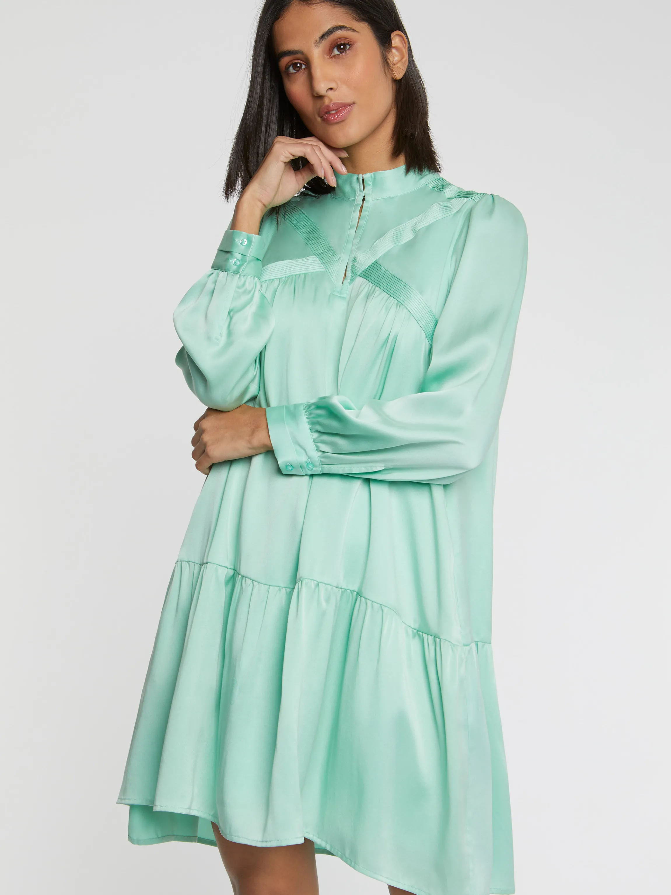 robe_babydoll_en_soie_2-1.webp Online Robe Babydoll En Soie Femme Tops