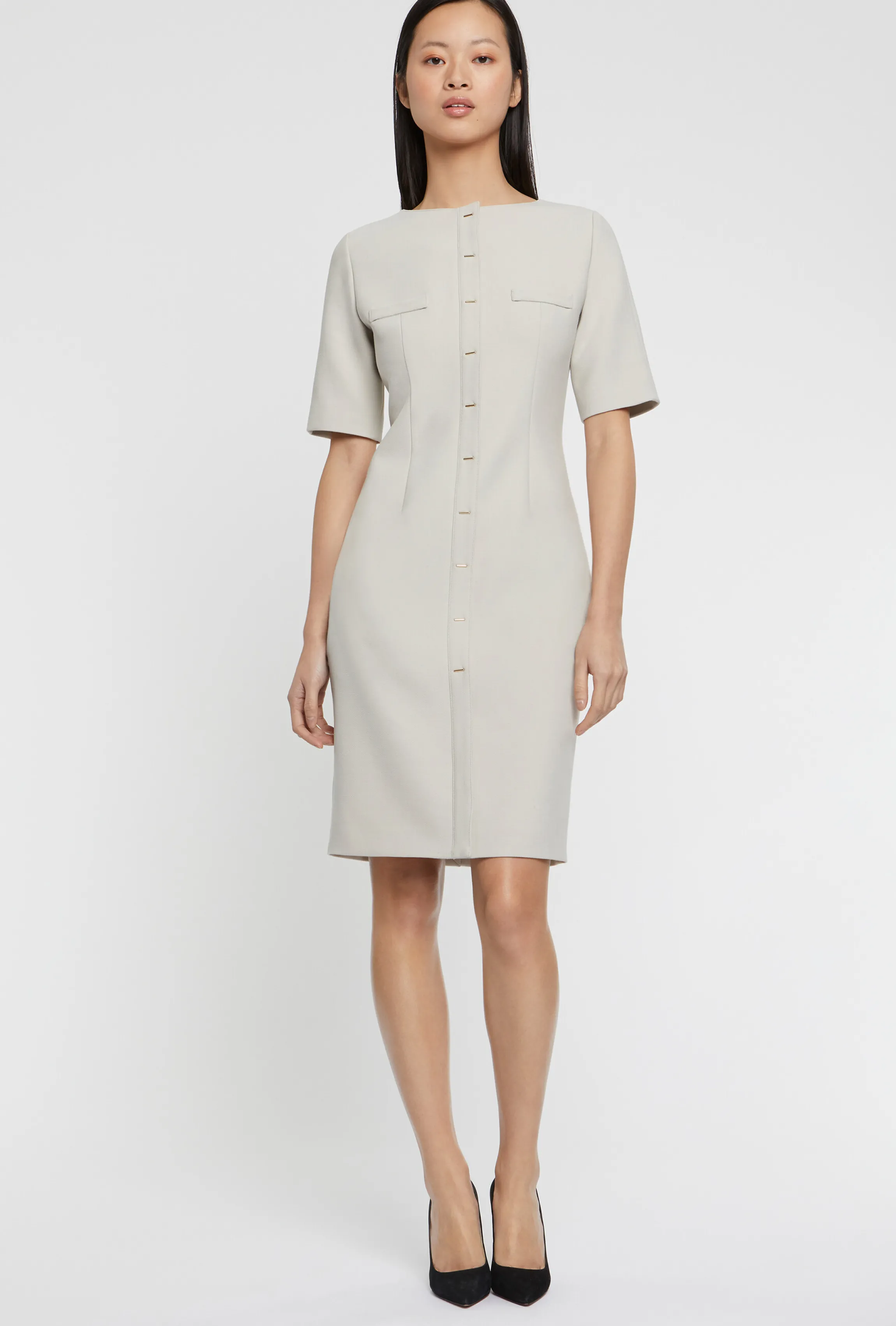 Discount Robe Droite Boutonnee Femme Robes