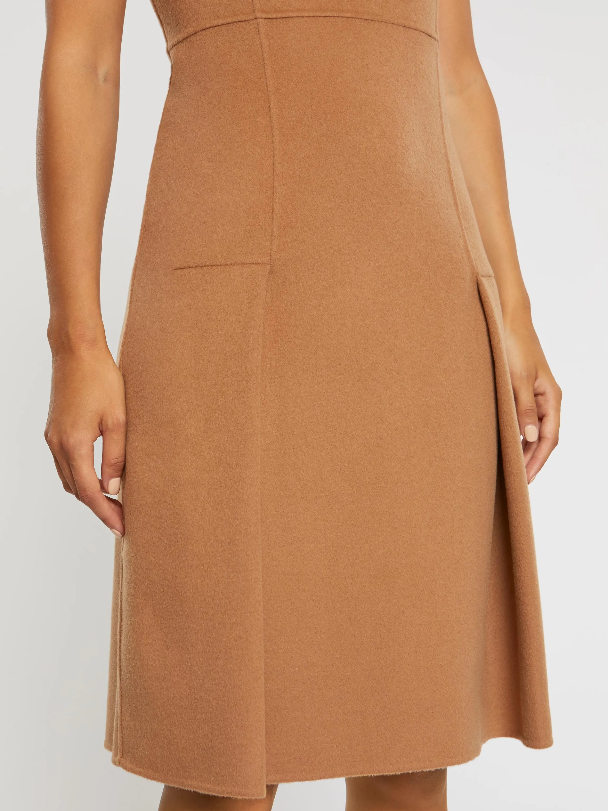 Best Robe Droite En Laine Melangee Femme Robes