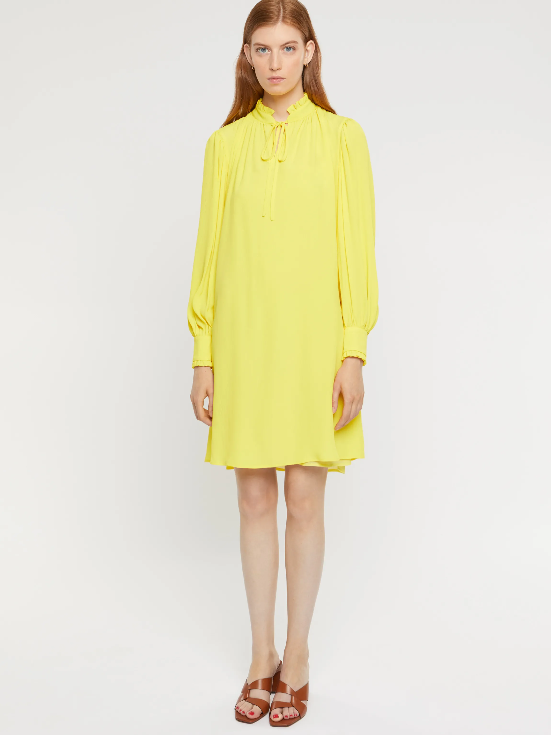 Clearance Robe Fluide En Crepon De Soie Femme Robes