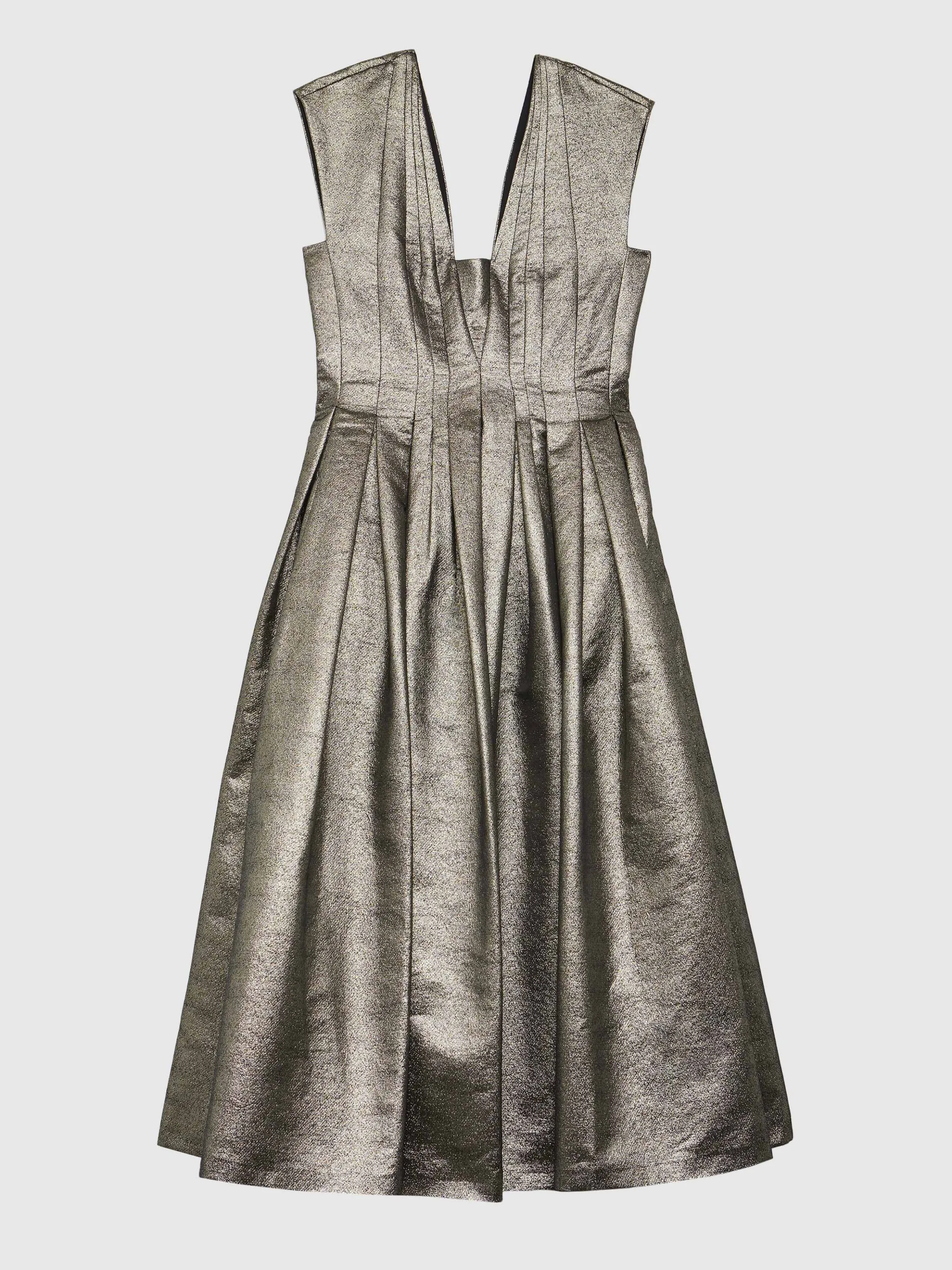 Online Robe Midi De Ceremonie En Lame Femme Robes