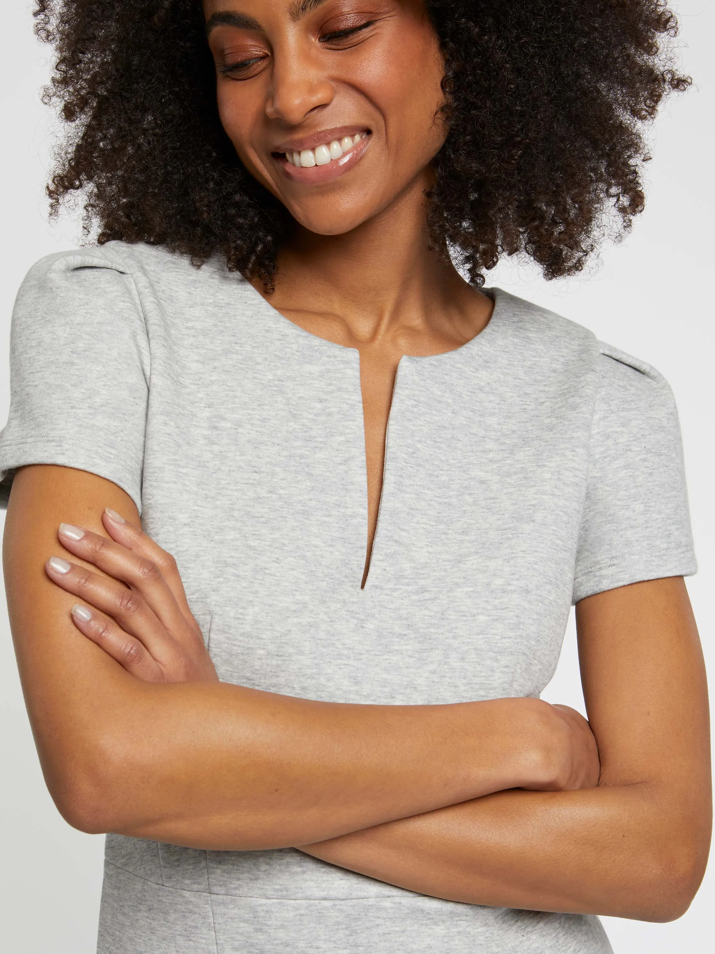 Shop Robe Patineuse En Double Jersey Femme Robes