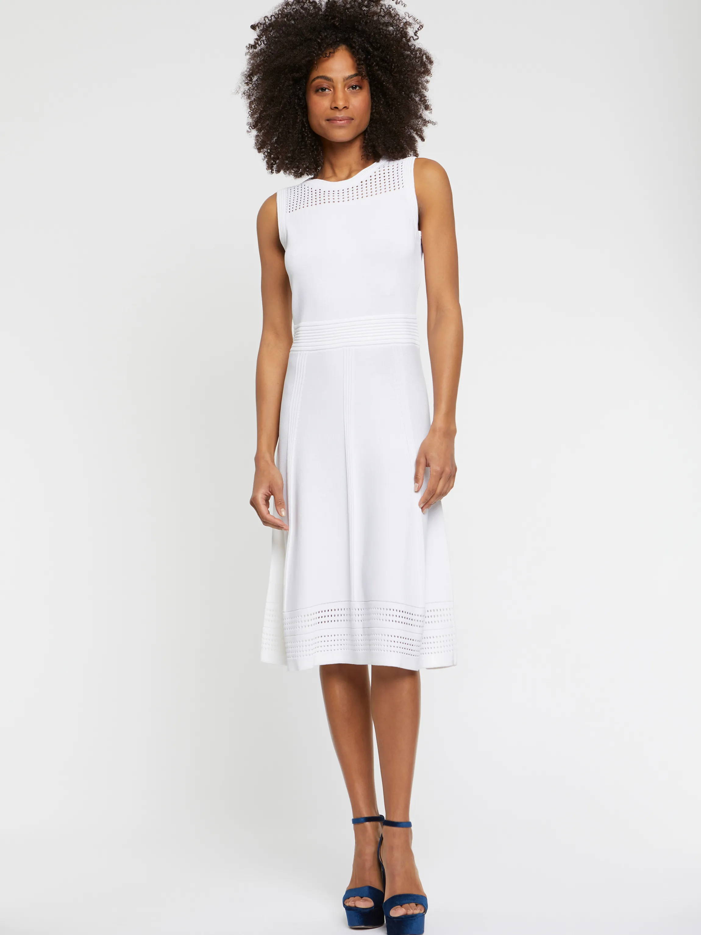 Cheap Robe Patineuse En Maille Ajouree Femme Robes