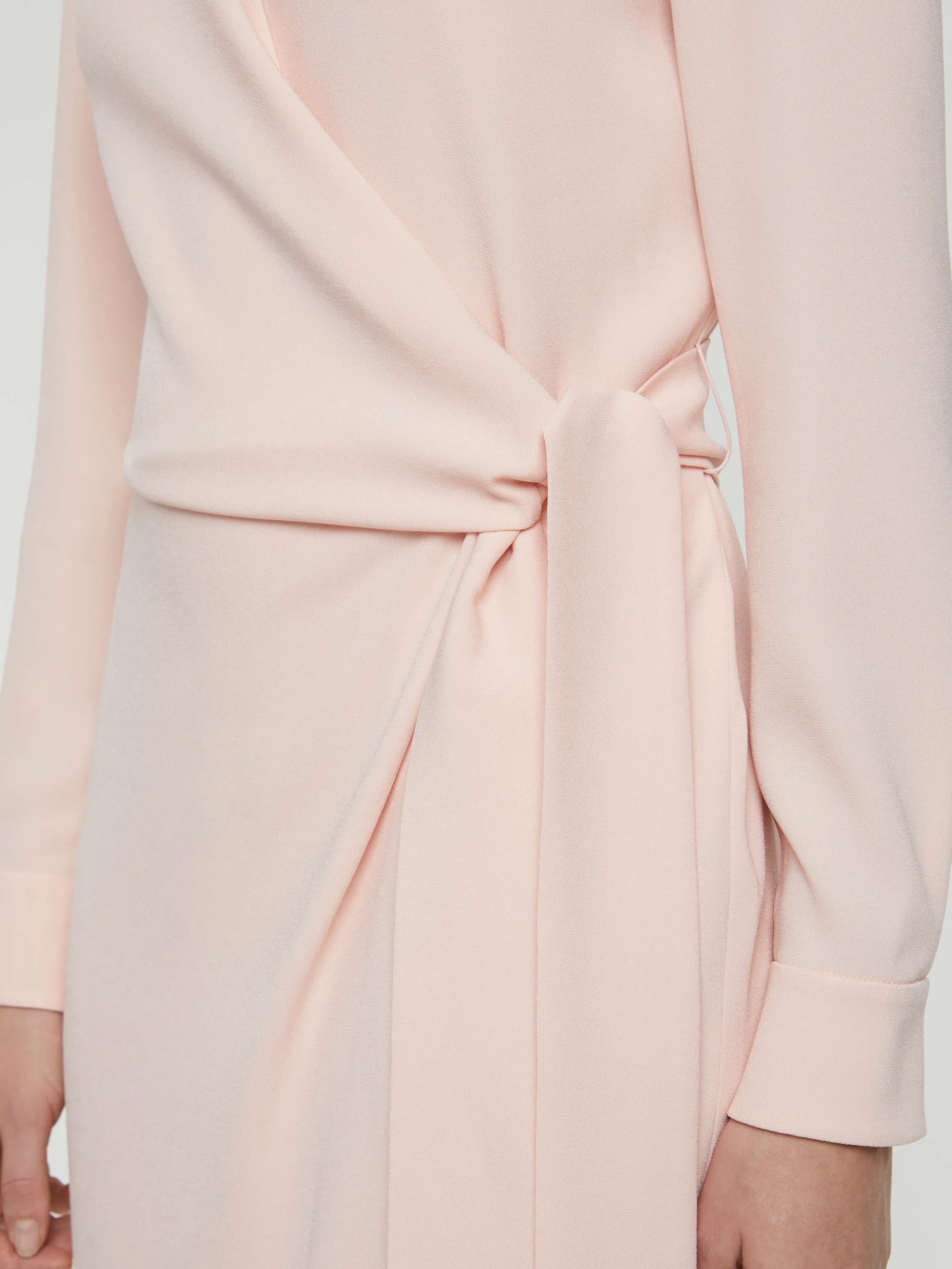 Online Robe Portefeuille En Crepe Envers Satin Femme Robes