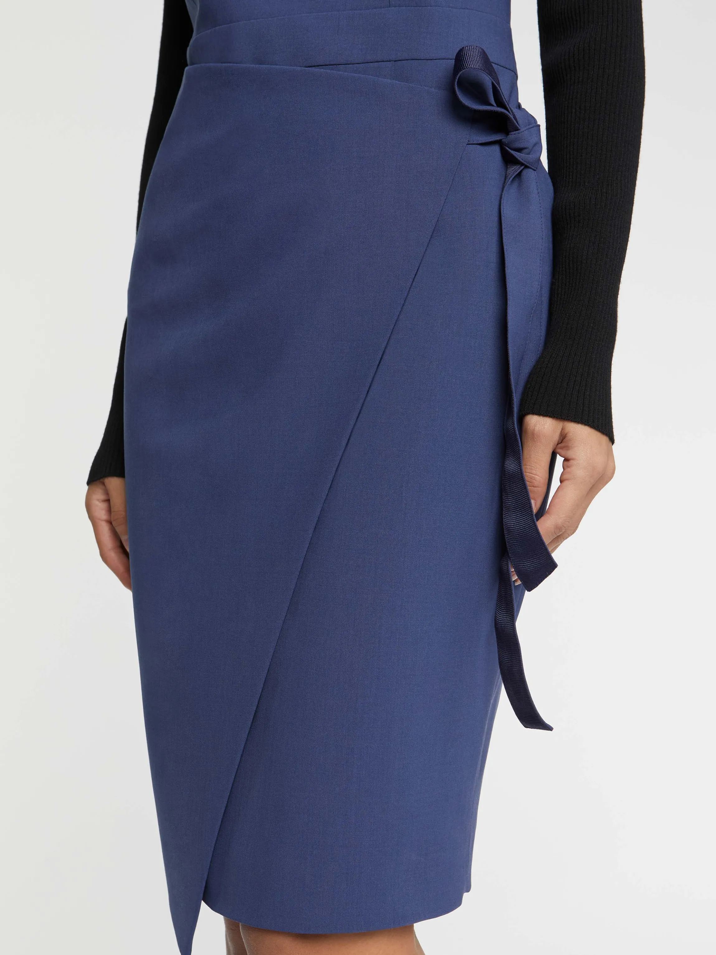 Online Robe Portefeuille En Laine Femme Robes