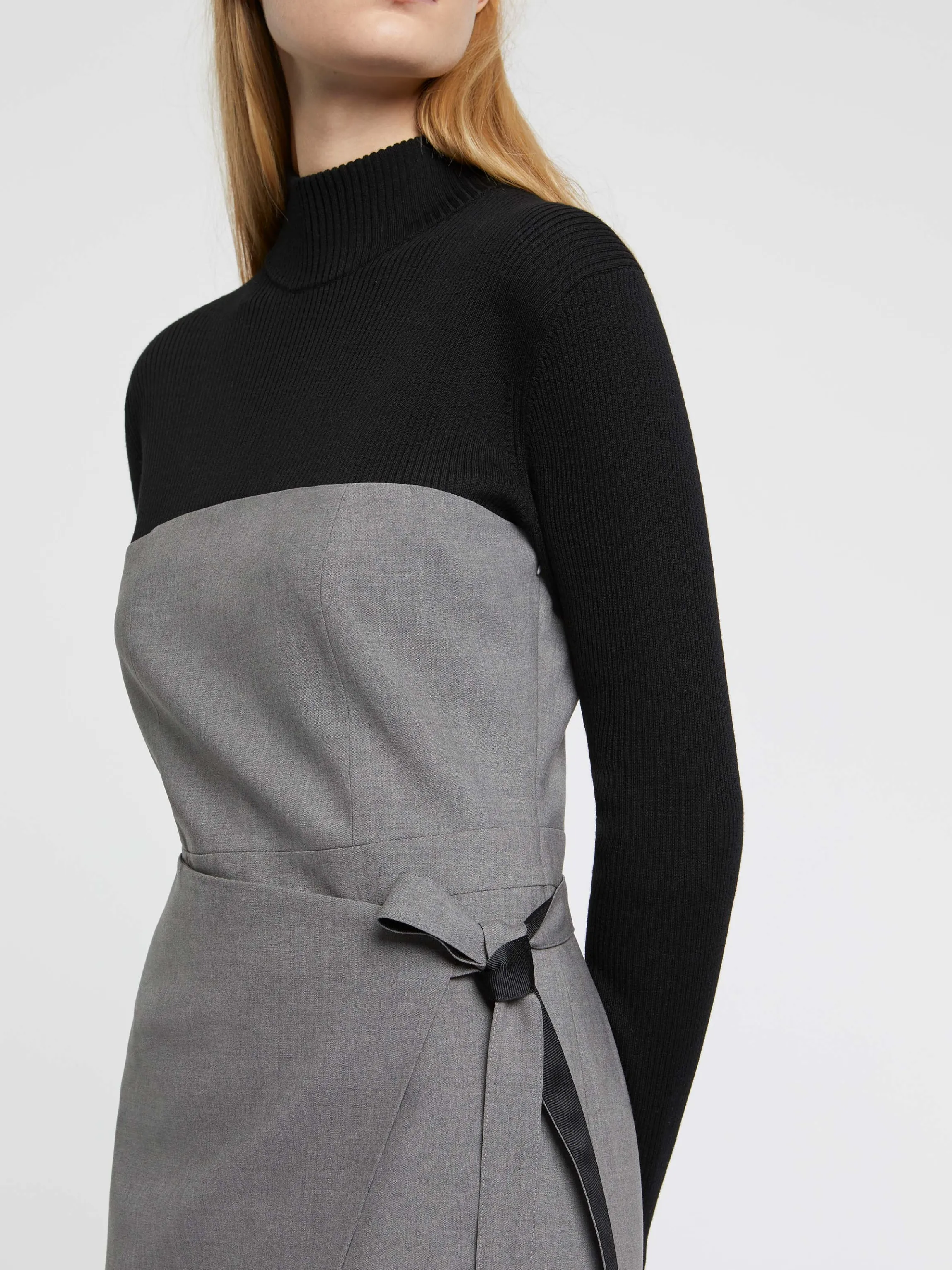 Discount Robe Portefeuille En Laine Femme Robes