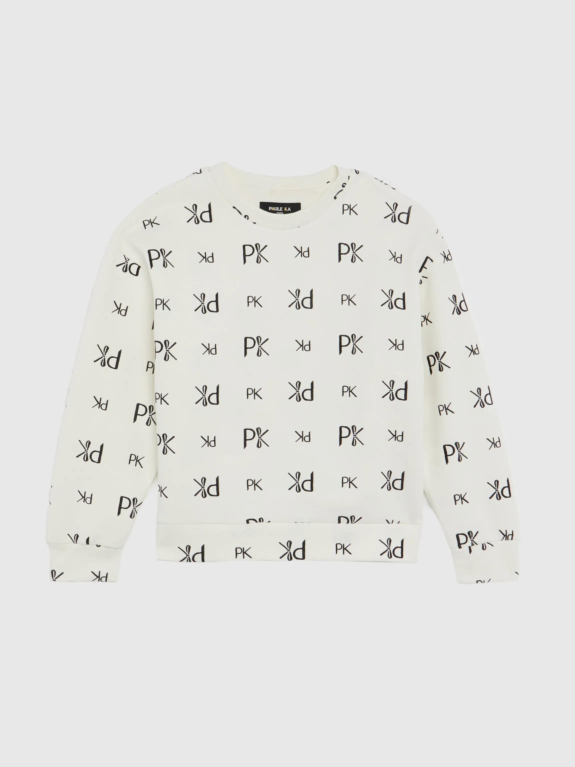 New Sweat-Shirt Brode En Double Jersey Femme Pulls Et Cardigans