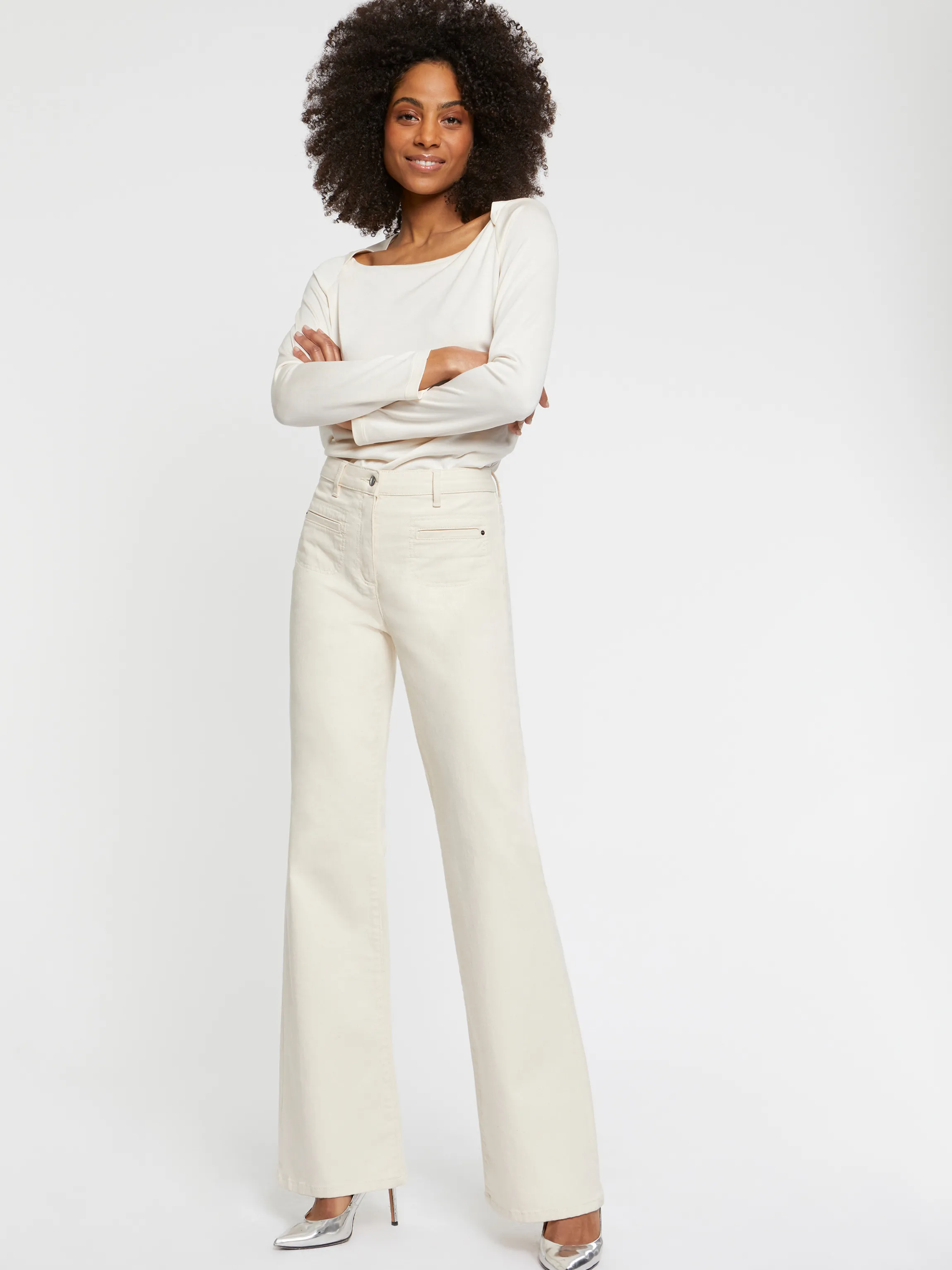 Online Top Col Danseuse En Soie Femme Pulls Et Cardigans