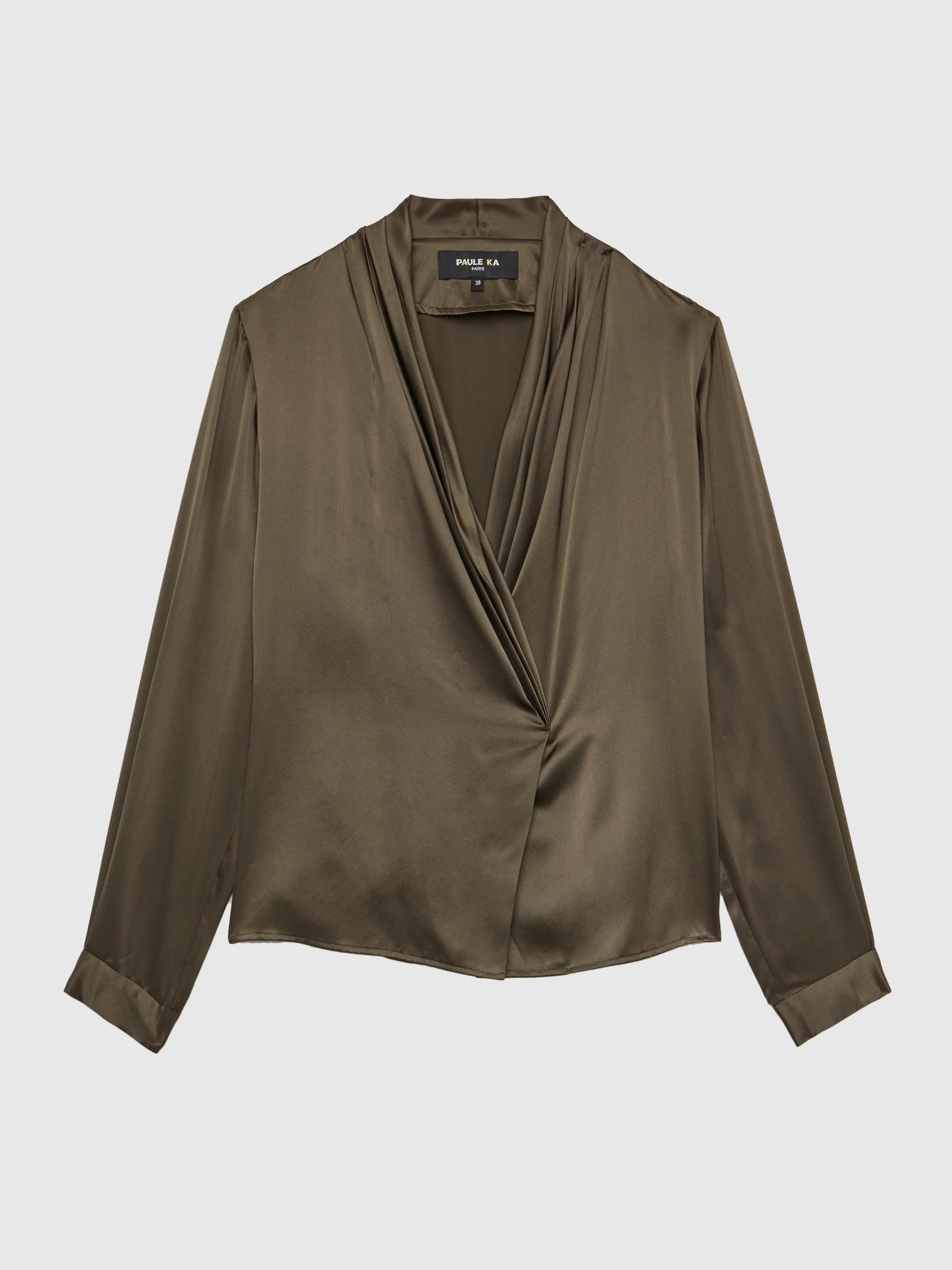 Best Top Croise En Soie Femme Tops