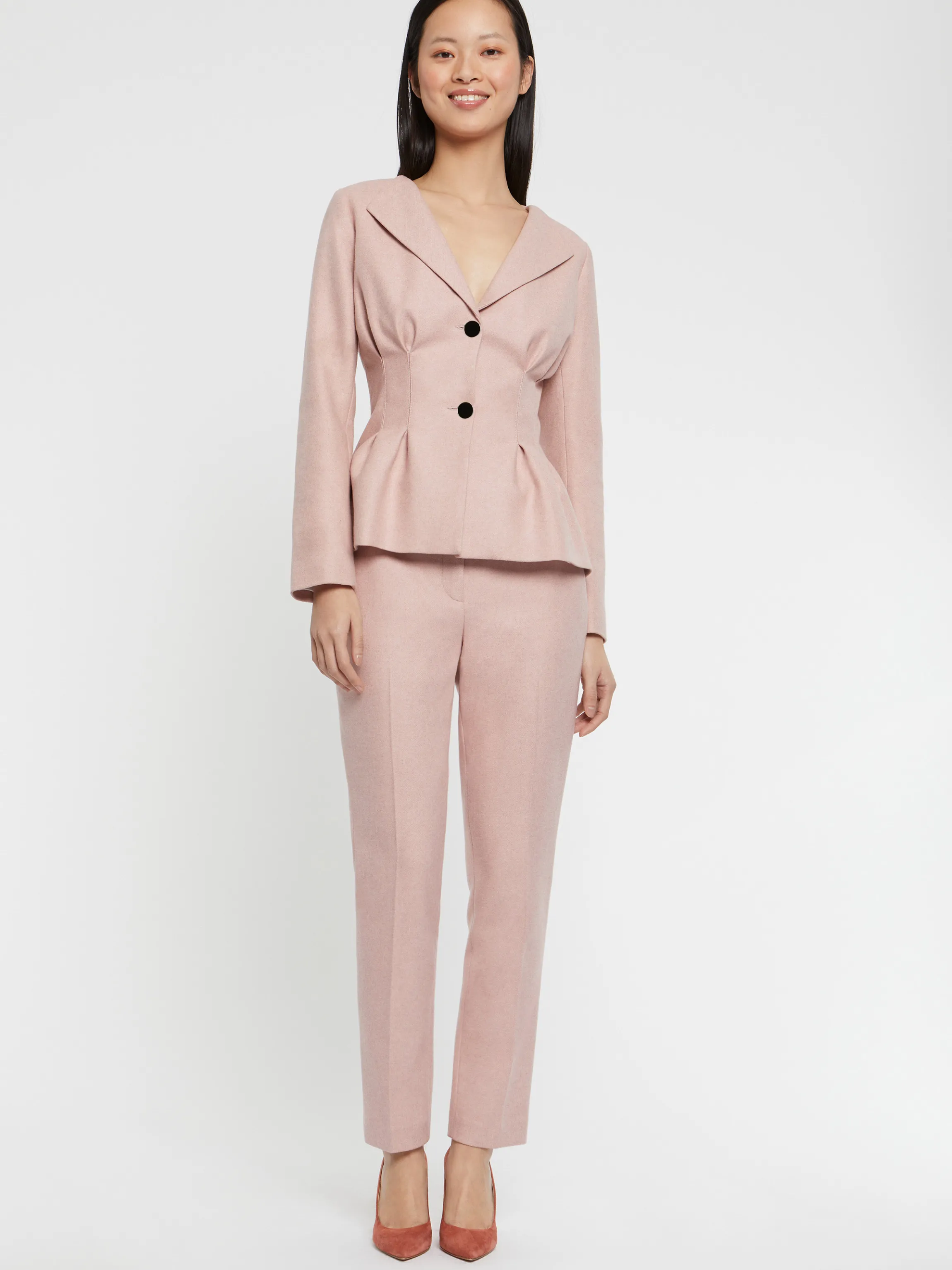 Online Veste Cintree En Flanelle Femme Vestes