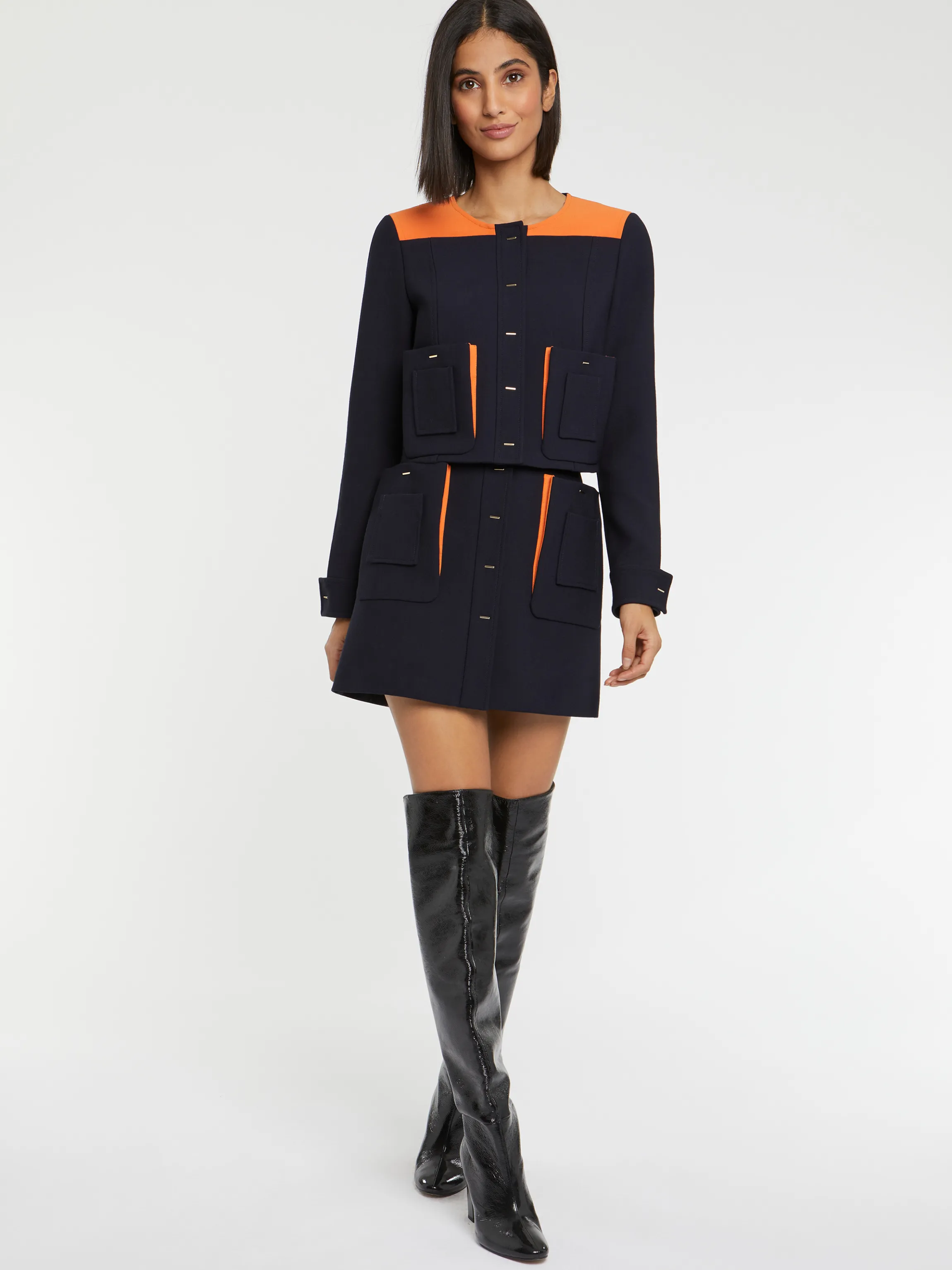 Best Sale Veste Courte A Poches Femme Vestes