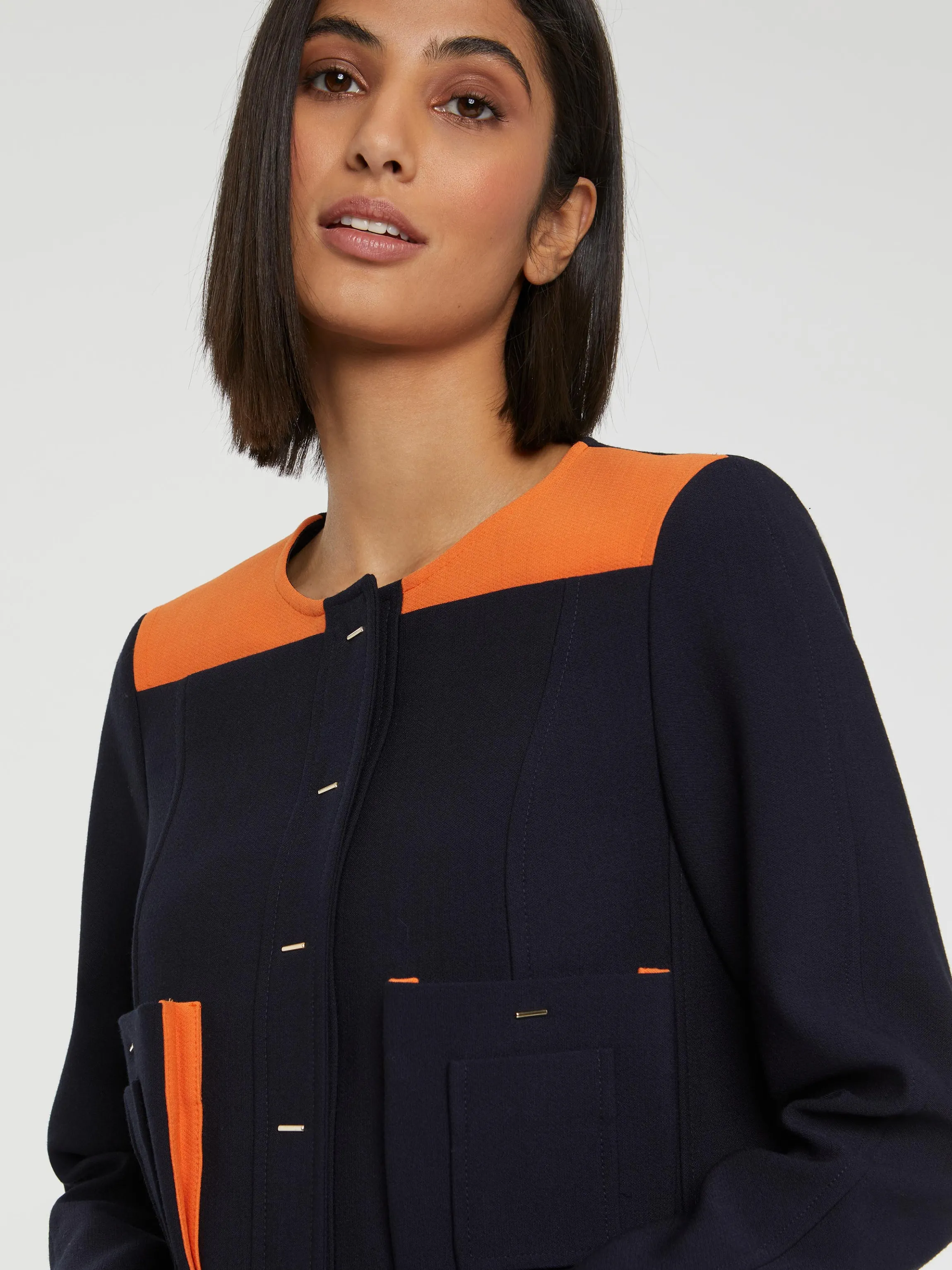 Best Sale Veste Courte A Poches Femme Vestes