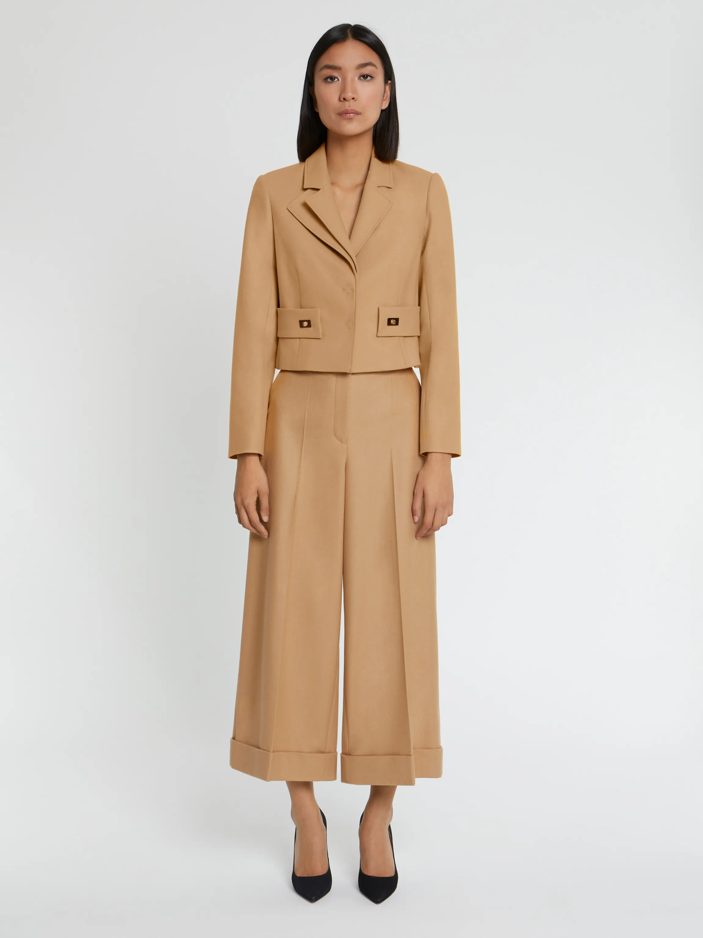Best Sale Veste Courte Boite A Double Col Femme Vestes