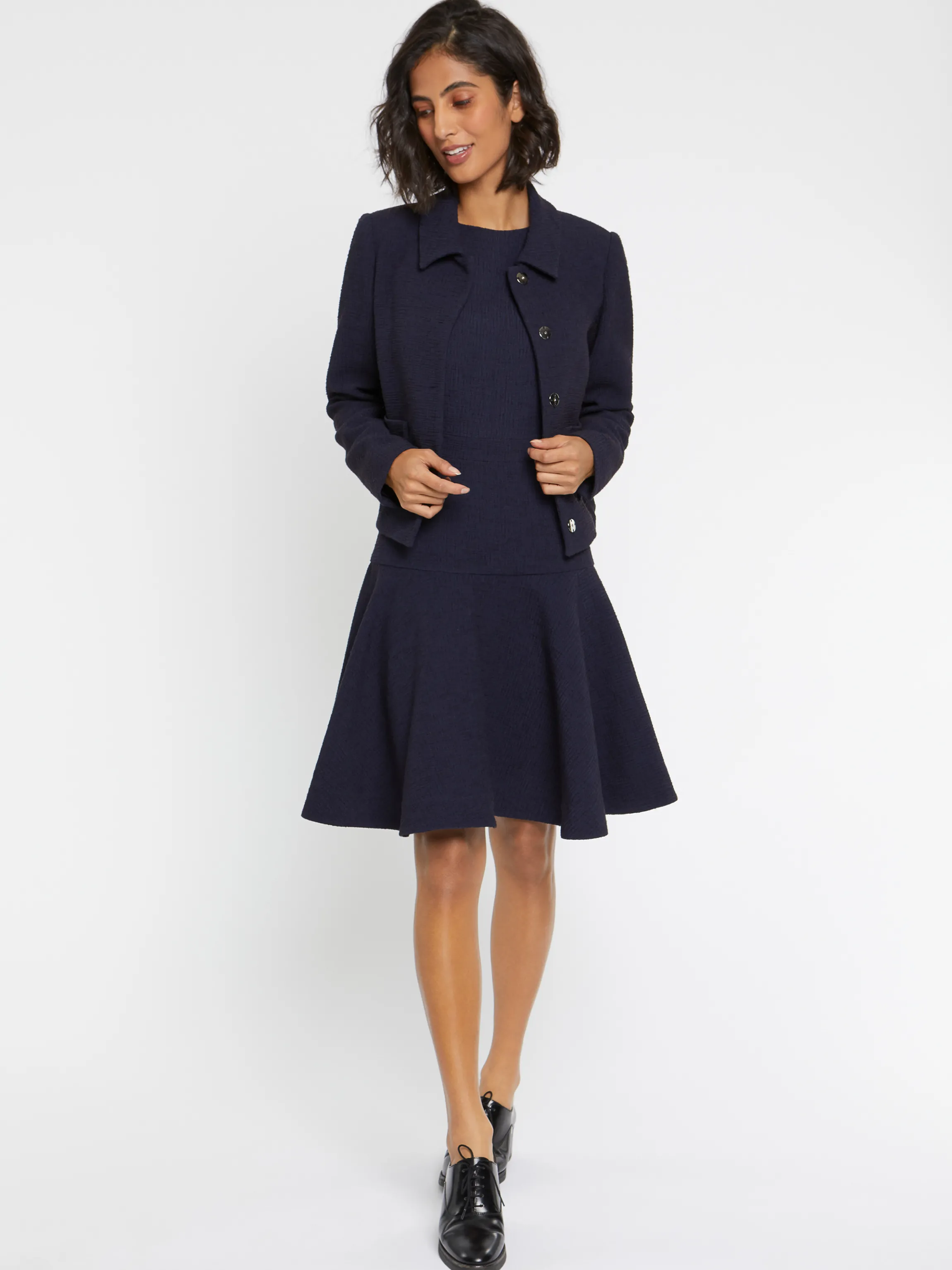 Flash Sale Veste Courte En Jacquard De Laine Femme Vestes