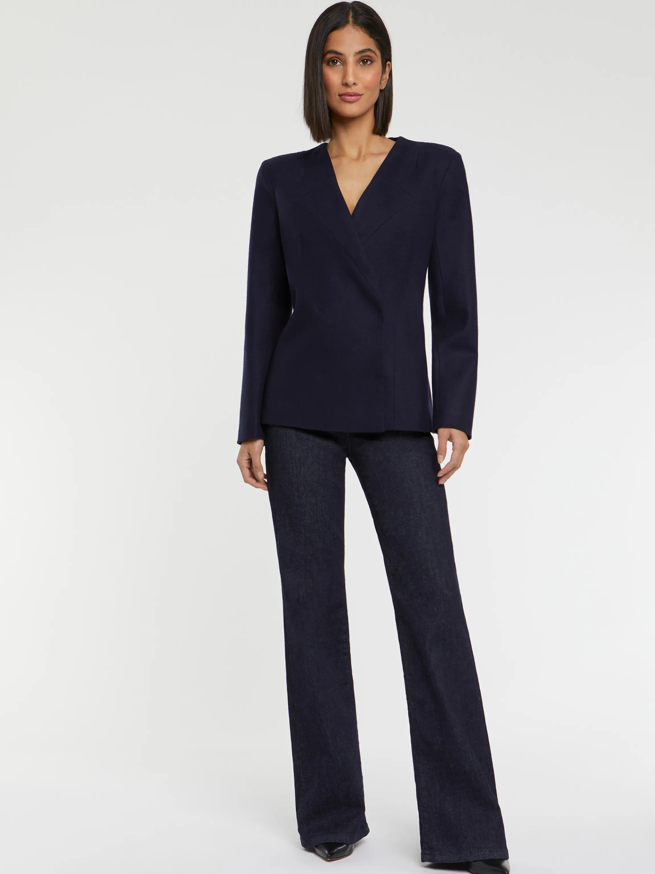 Shop Veste Croisee En Laine Femme Vestes