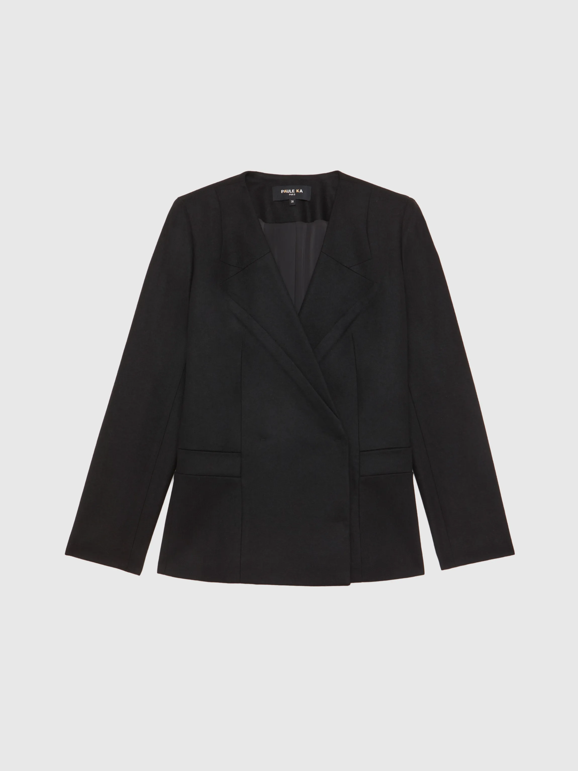 Cheap Veste Croisee En Laine Femme Vestes