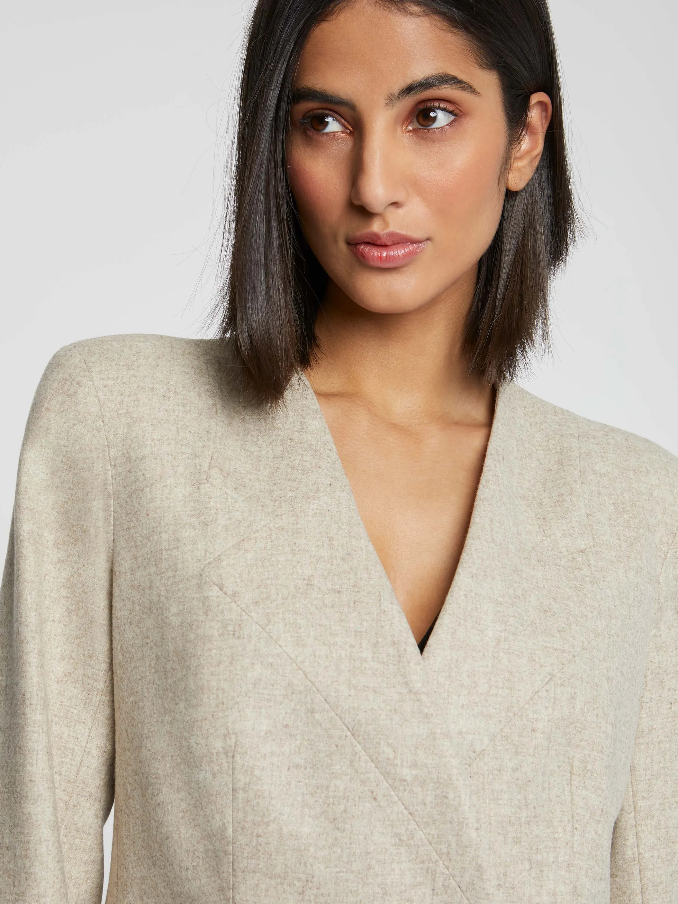 Discount Veste Croisee En Laine Femme Vestes