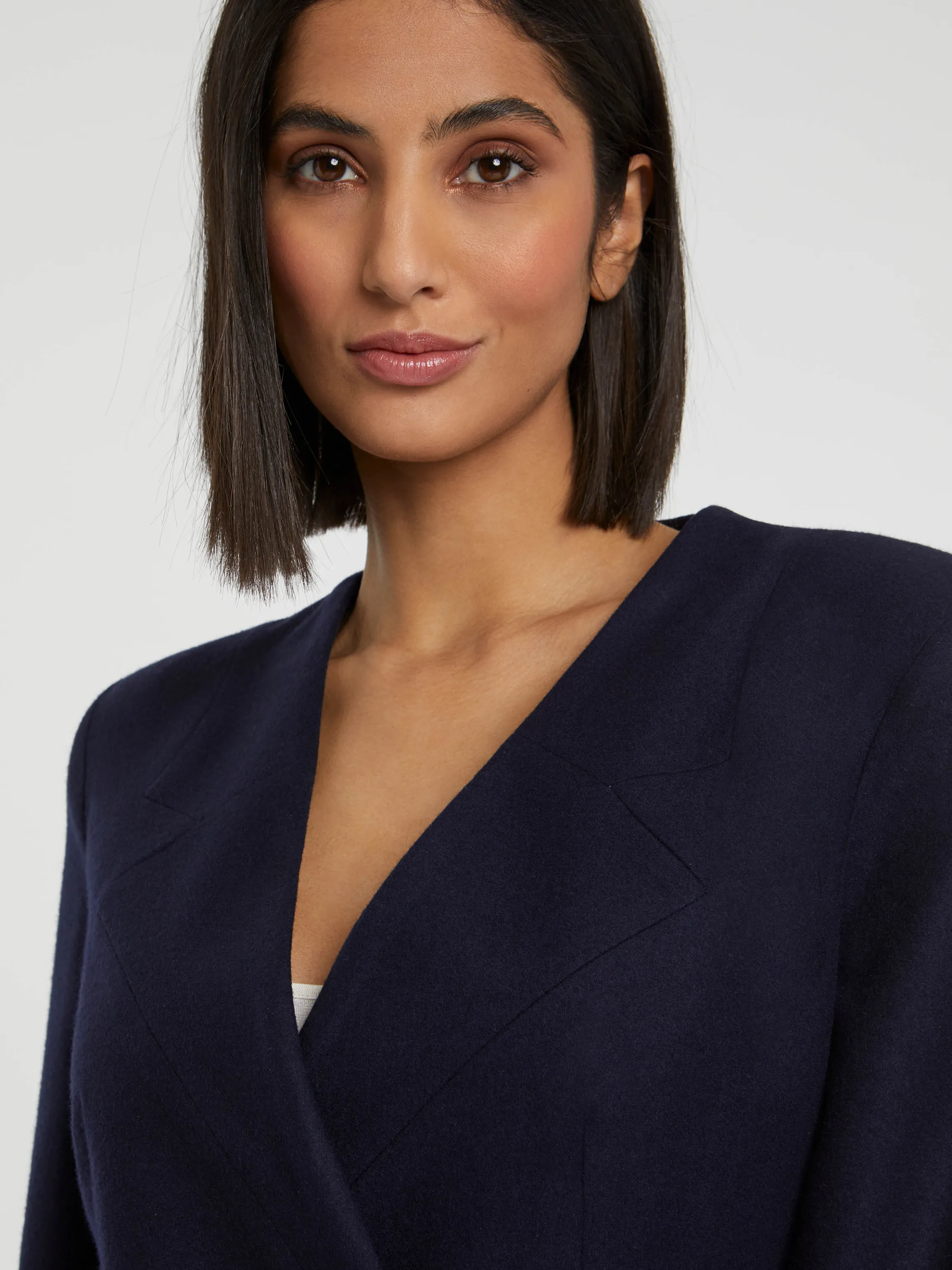 Shop Veste Croisee En Laine Femme Vestes