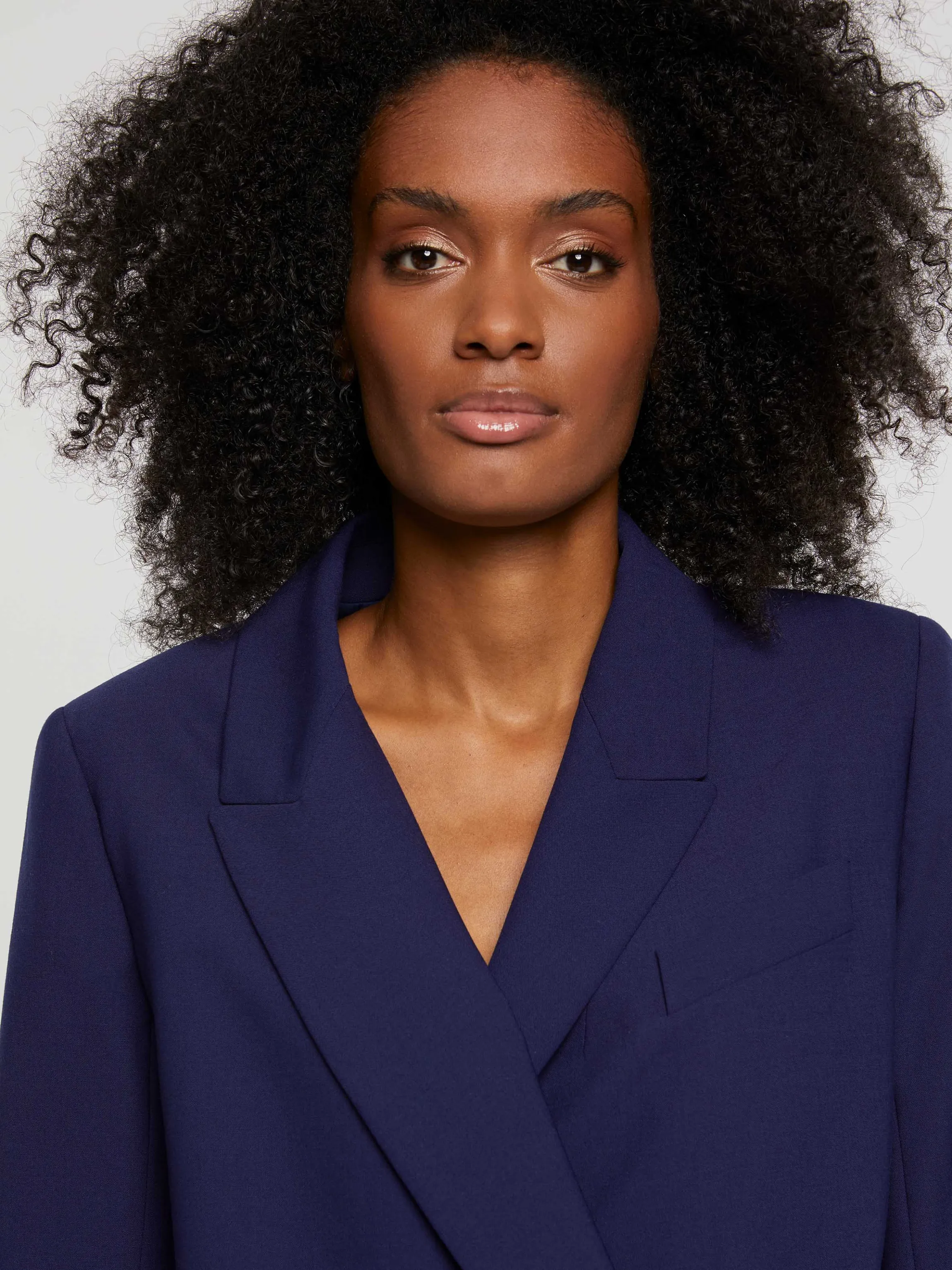 Online Veste Croisee En Laine Fine Femme Vestes