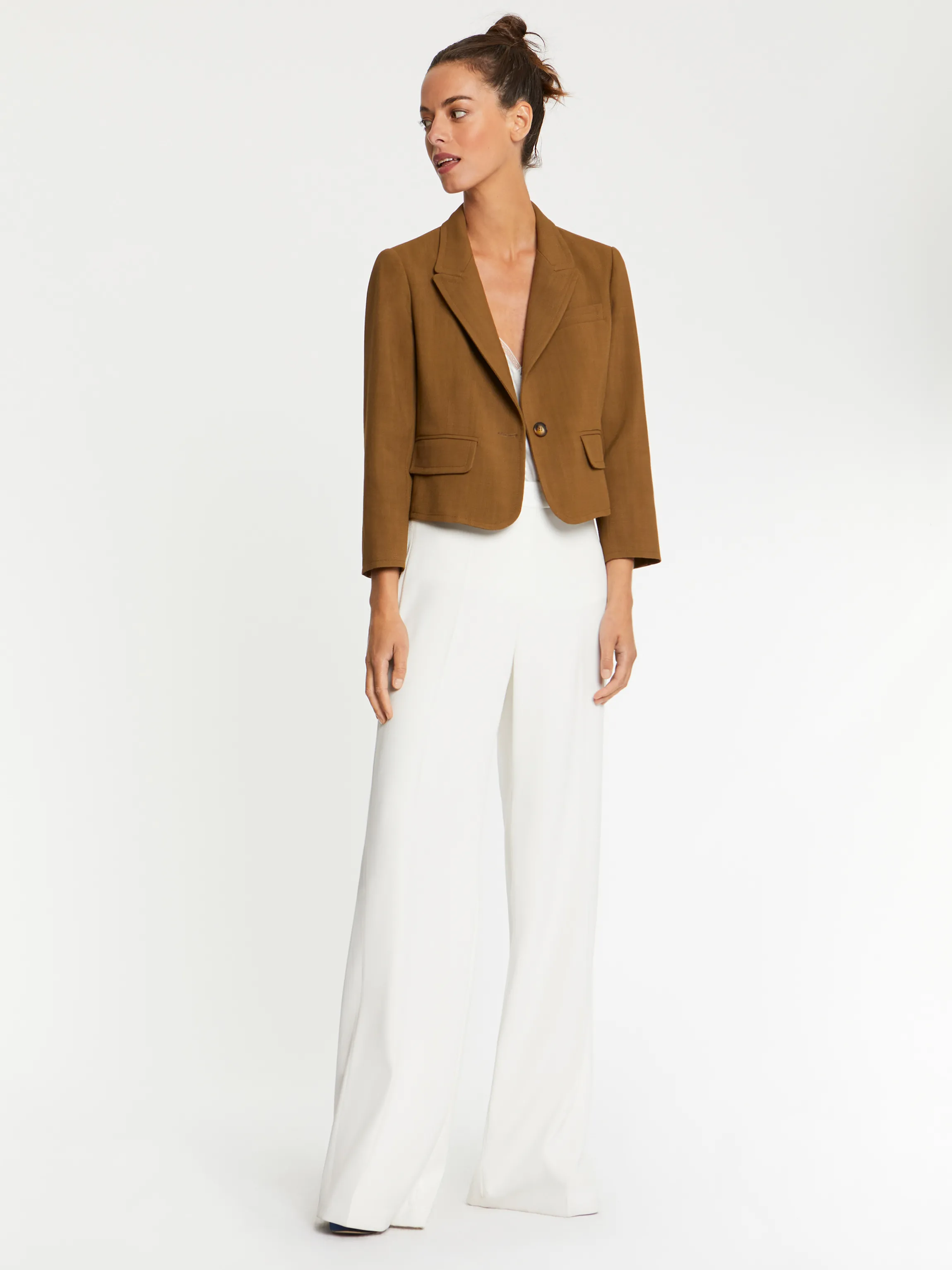 Best Veste De Tailleur En Viscose Femme Vestes