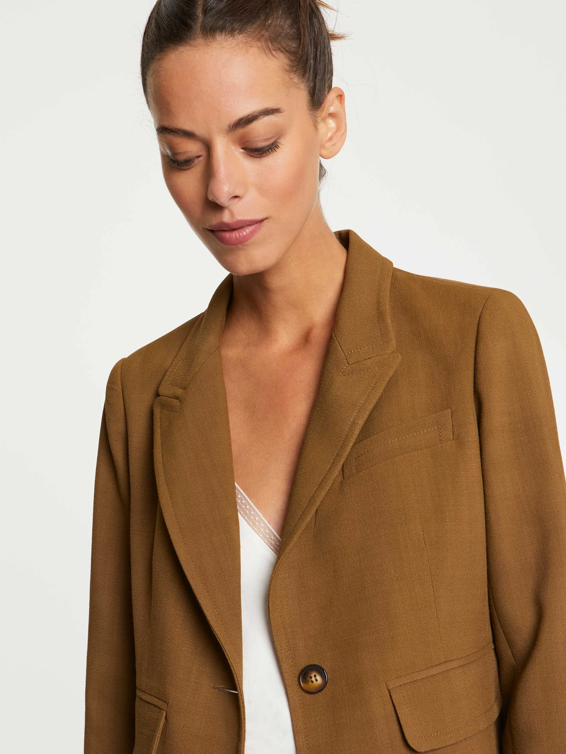 Best Veste De Tailleur En Viscose Femme Vestes