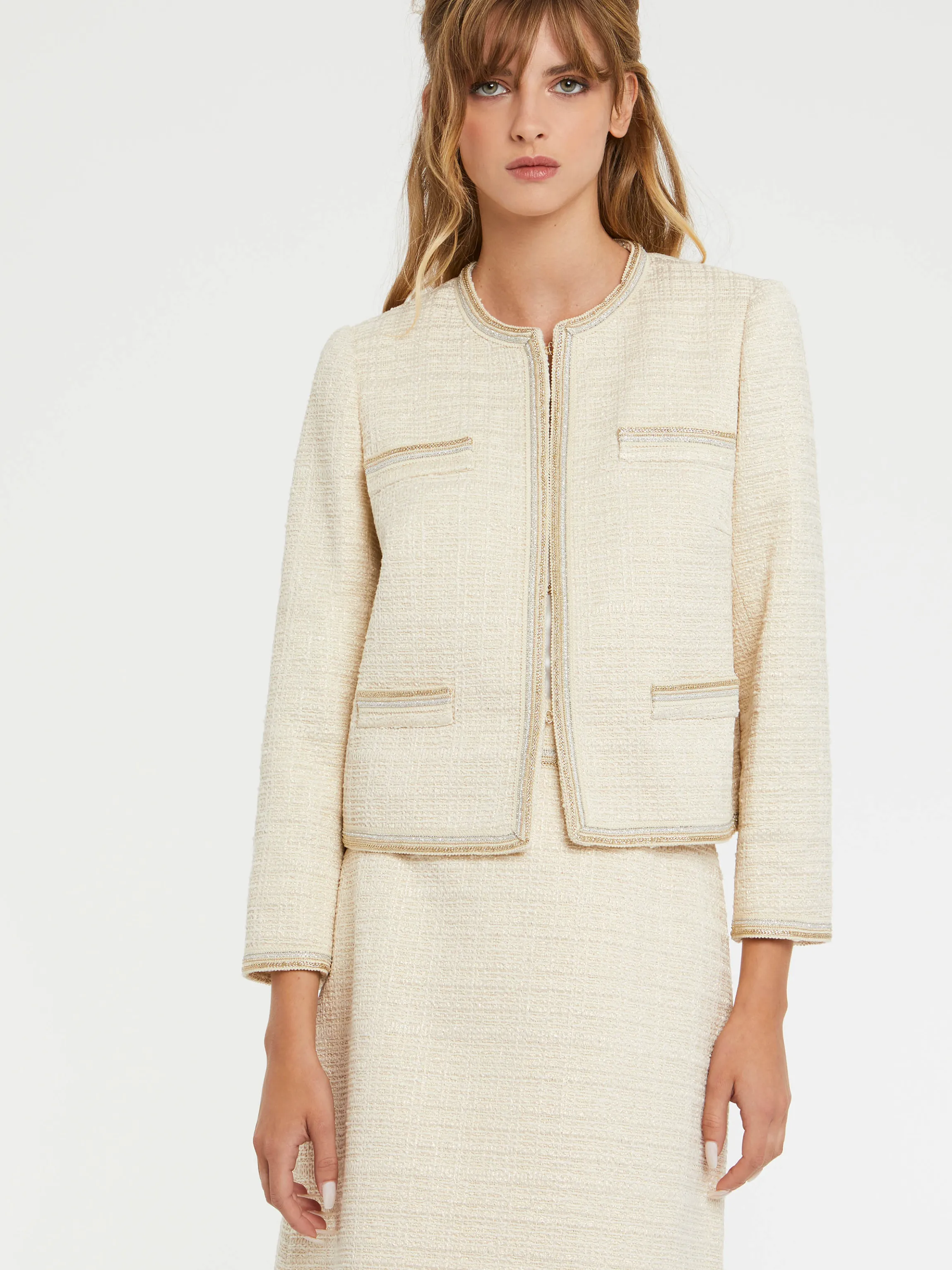 Discount Veste En Tweed Femme Vestes